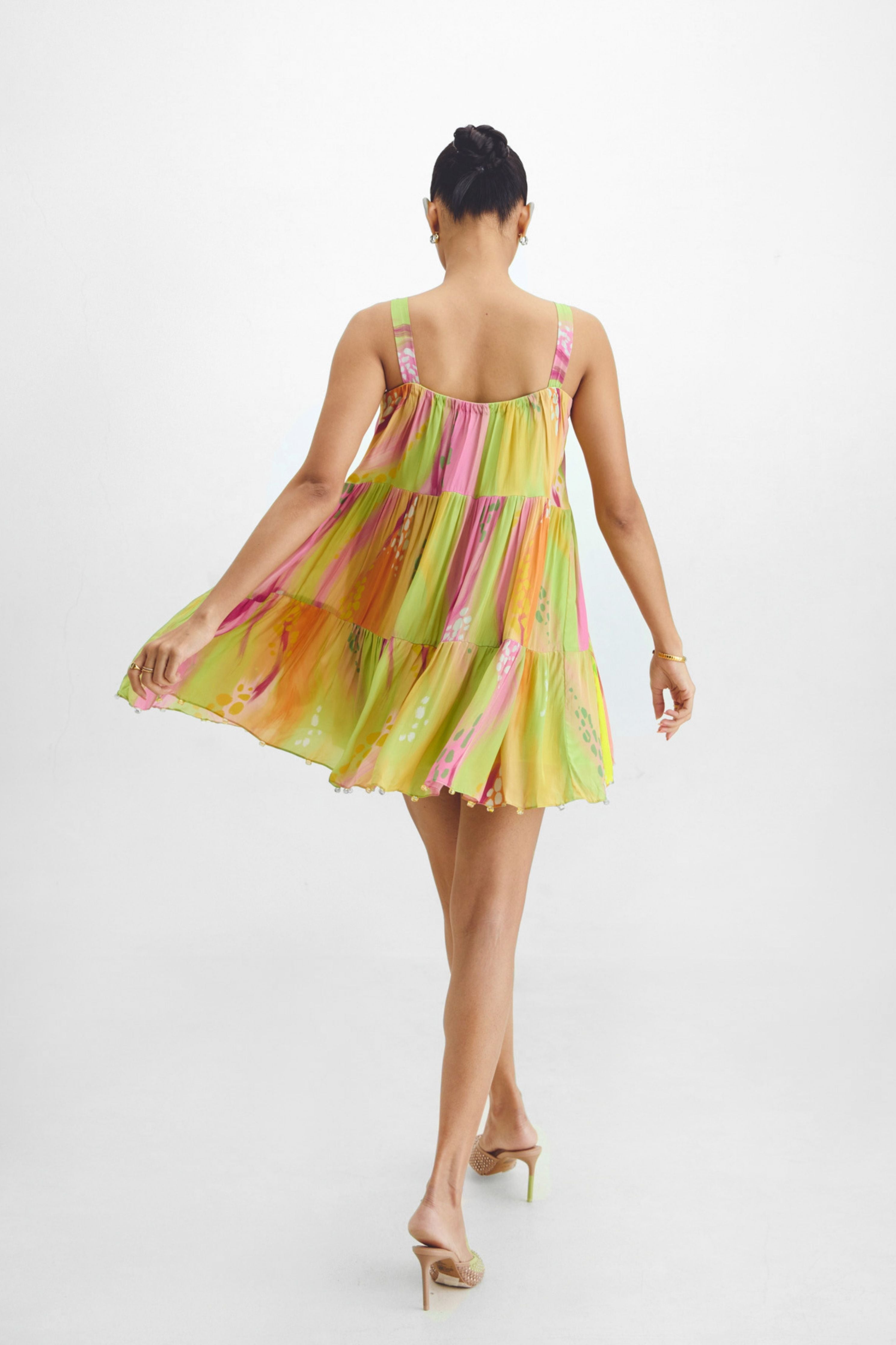 Sarah Tiered Mini Dress