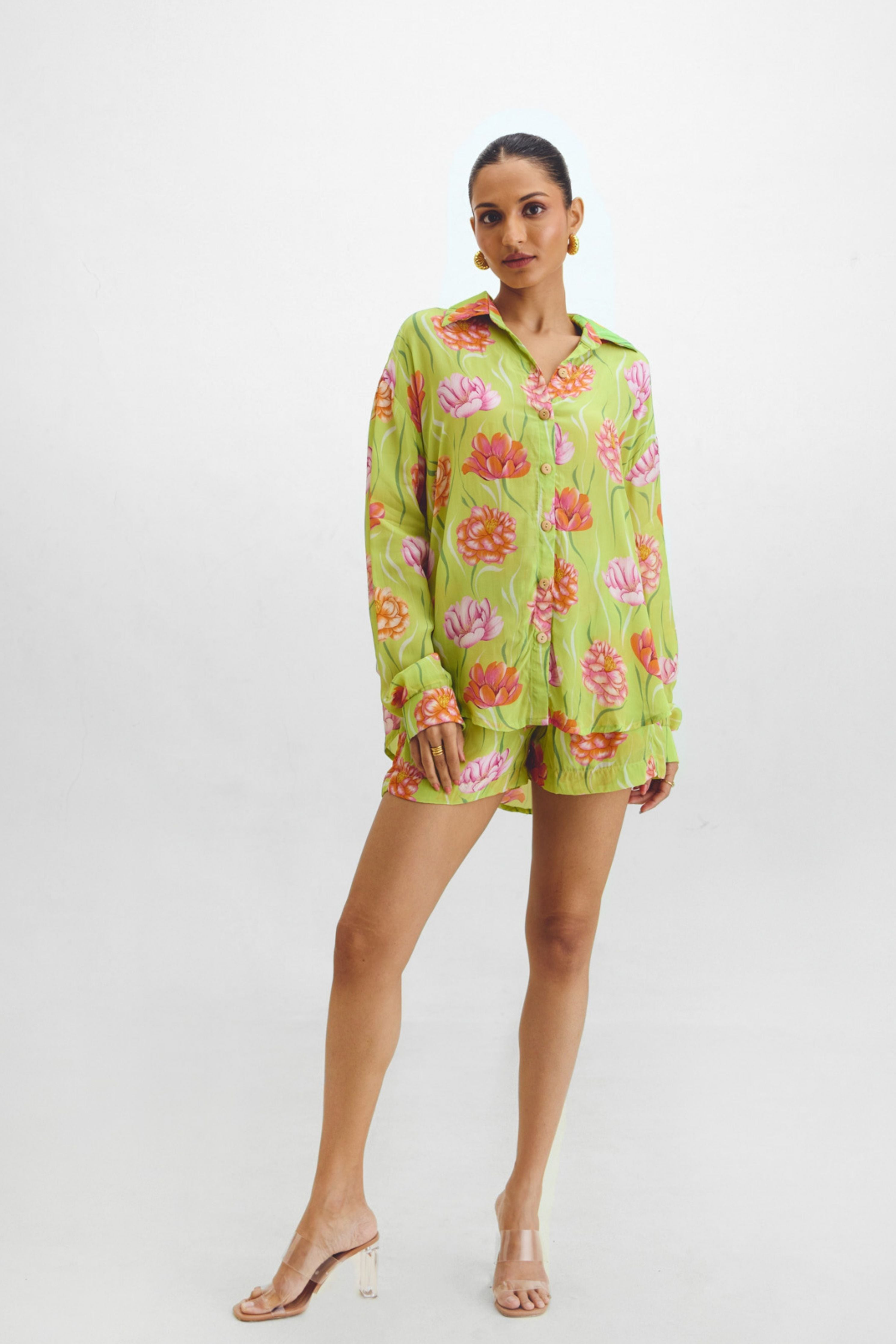 Remi Oversized Shirt  Shorts Co-ord Set