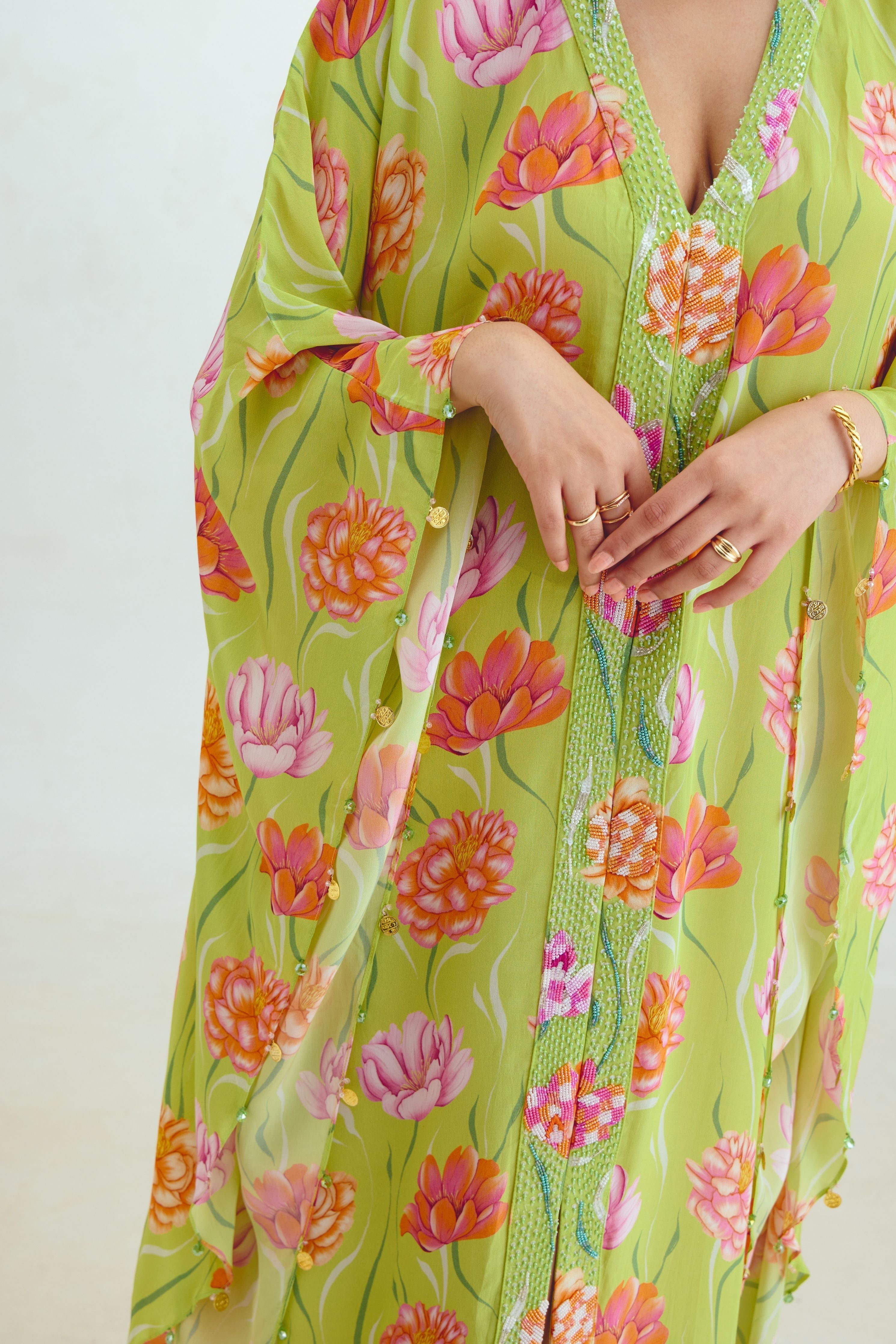 Kaftan Maxi Dress In Remi