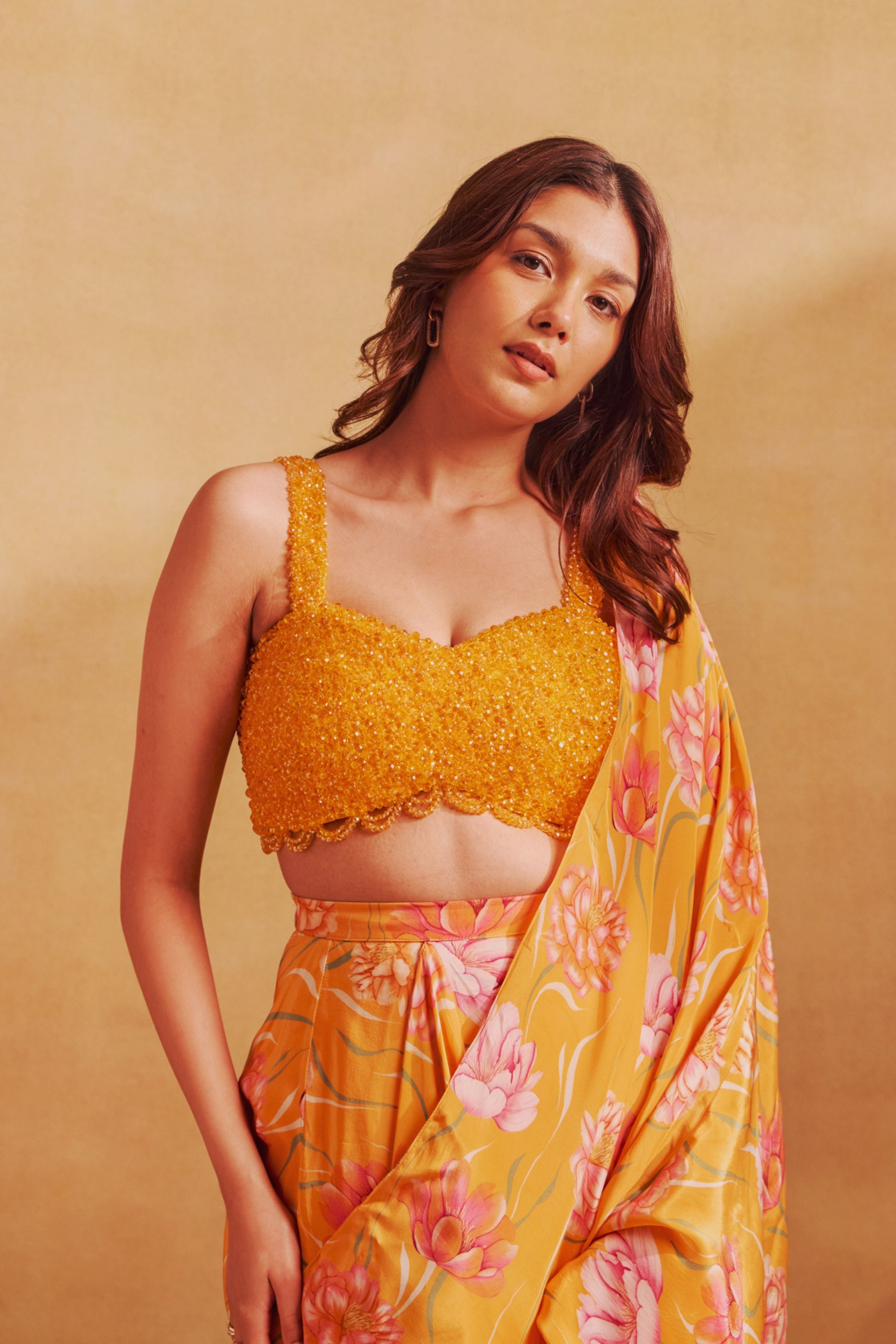 Avya Pre-stitched Sari Set