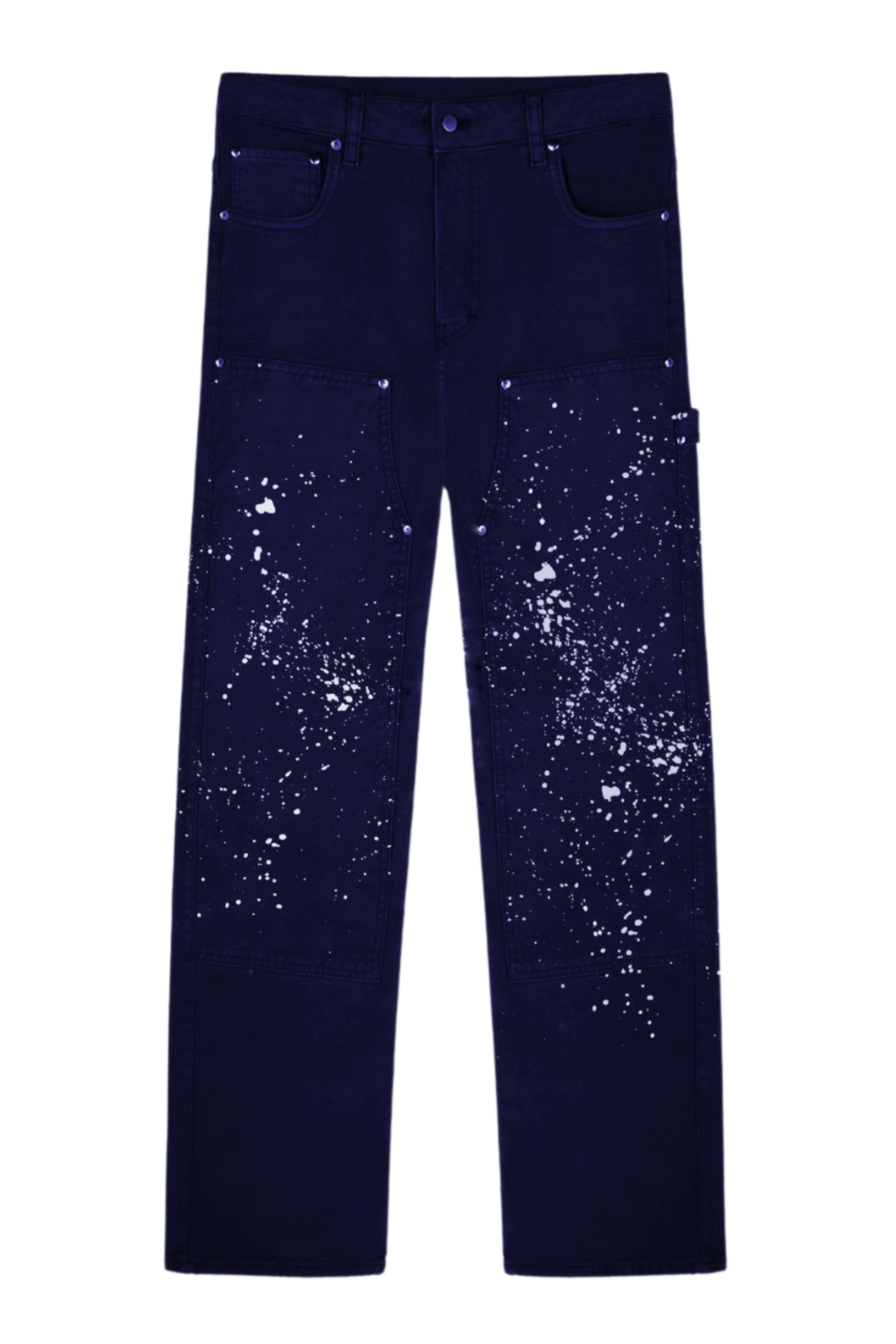 Paint Splatter Carpenter Pants