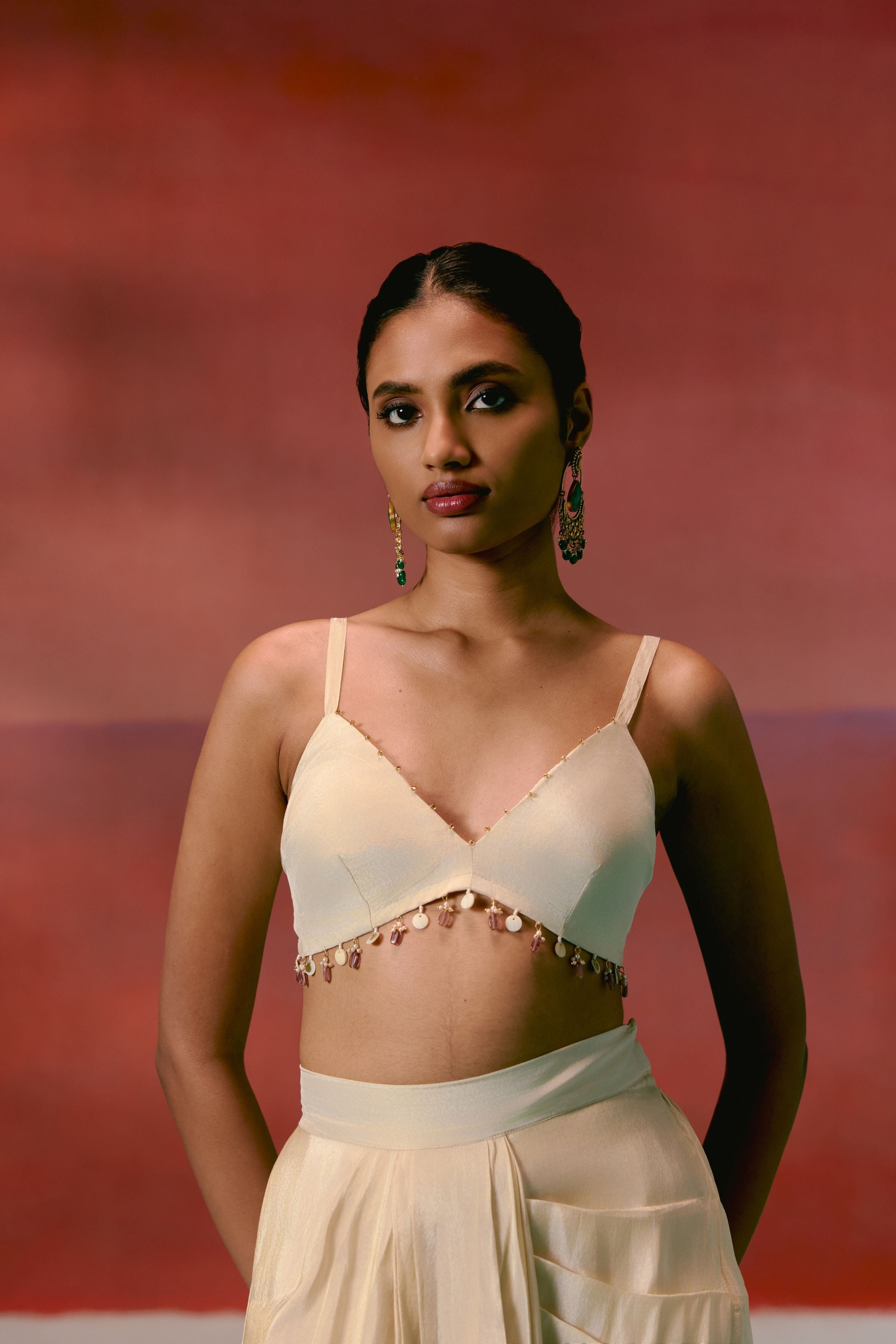 Paisley Blazer Dhoti Set