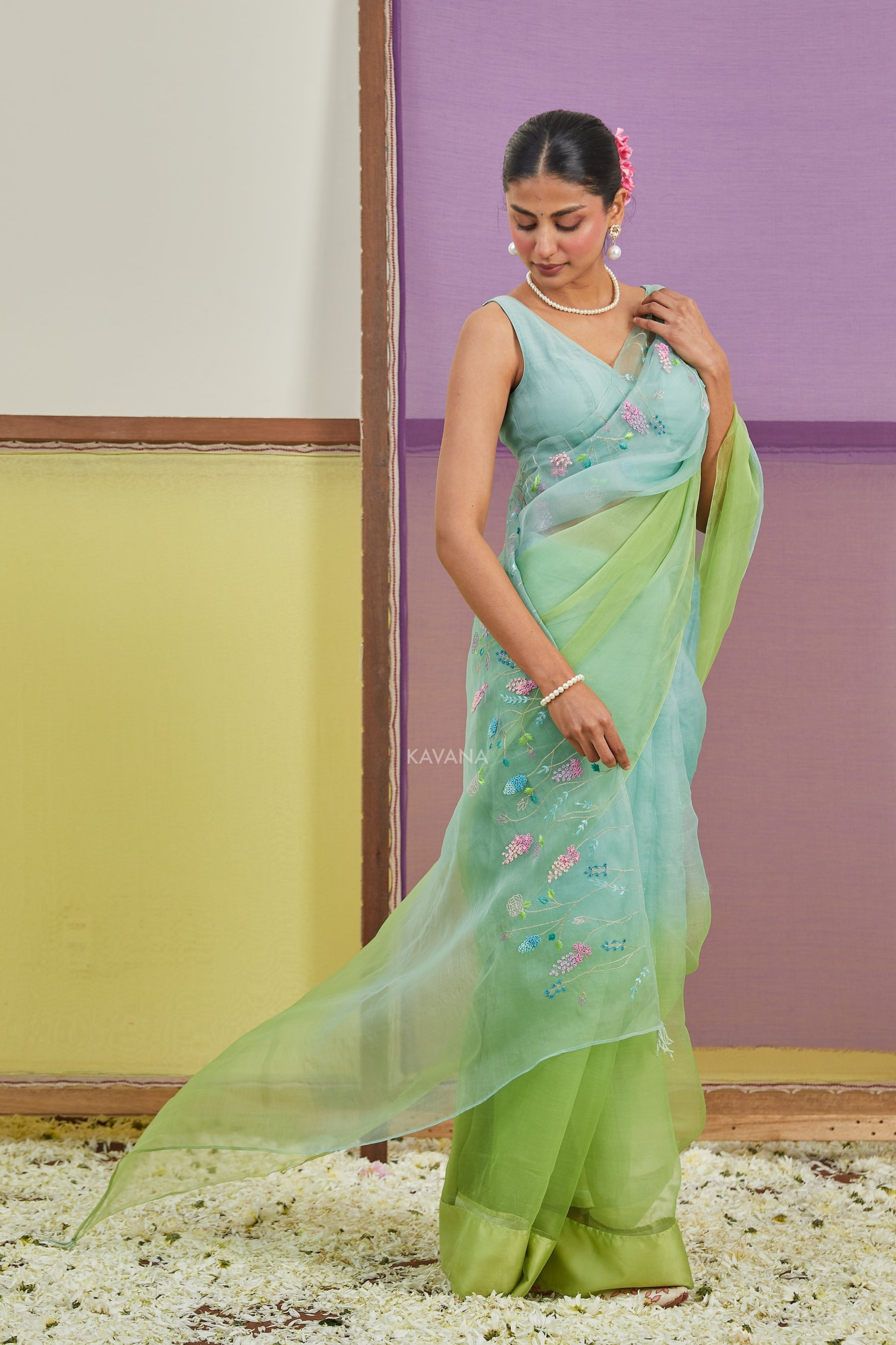 Pakhija Silk Organza Sari