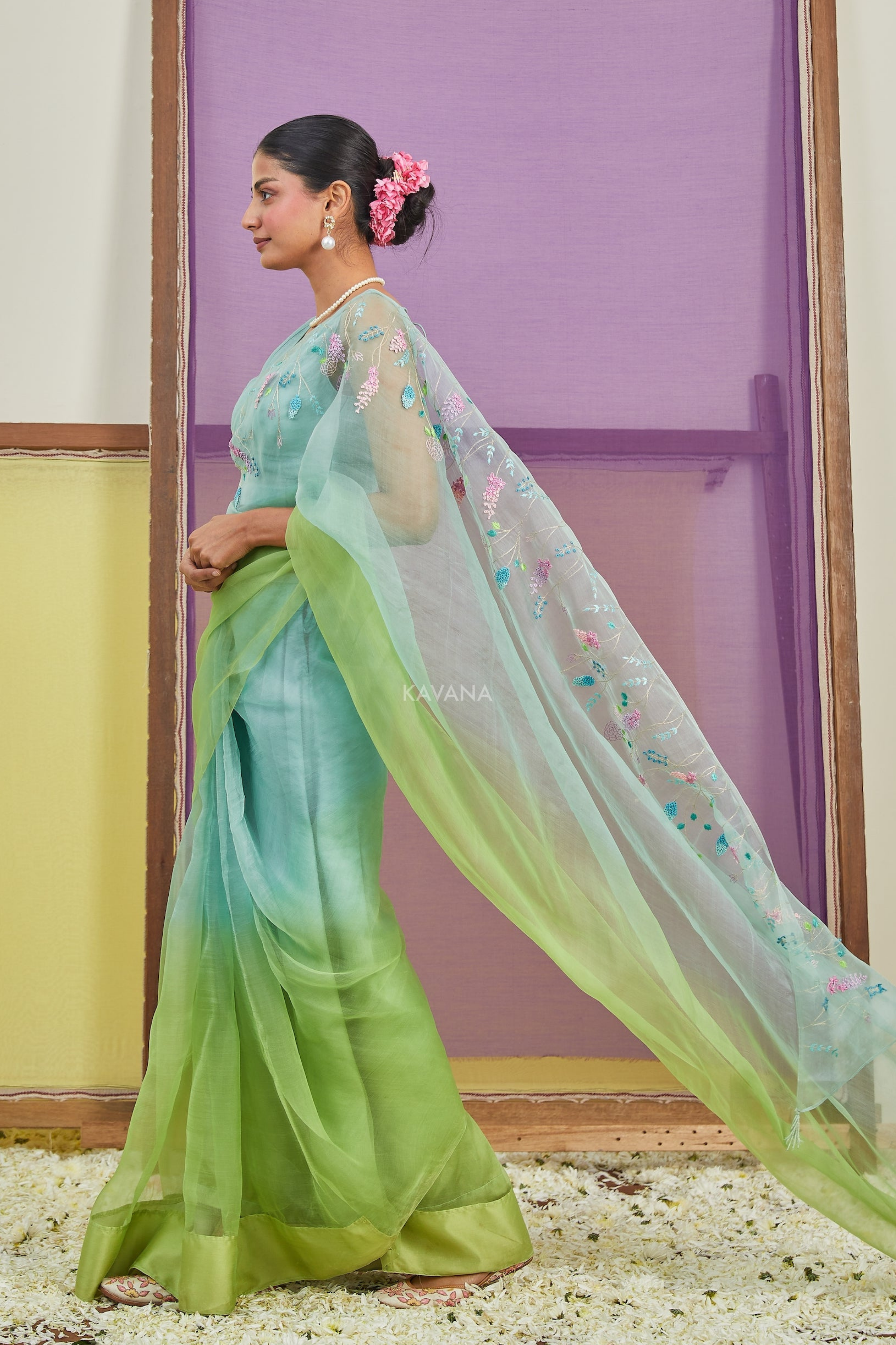 Pakhija Silk Organza Sari