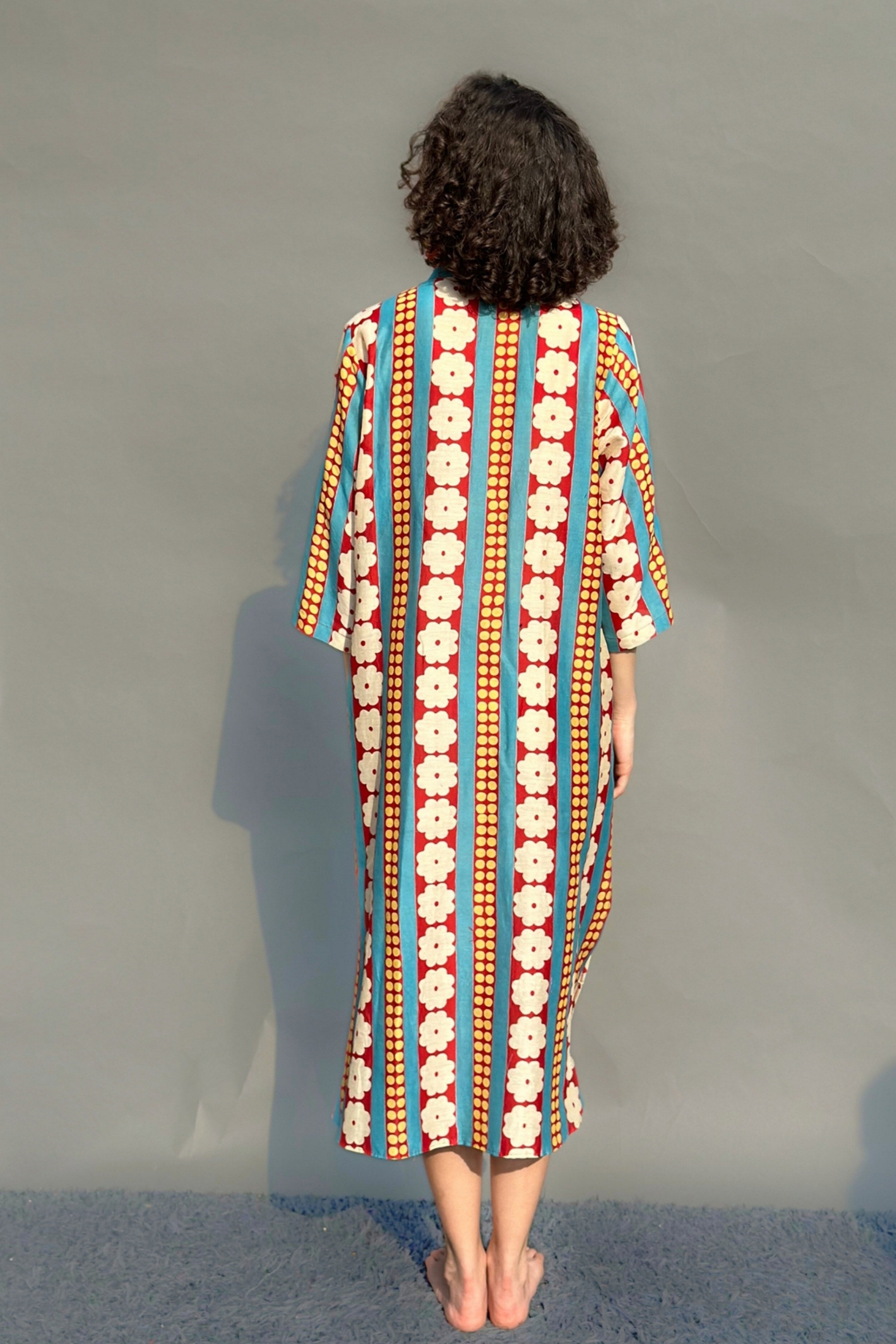 Panel Floral Tunic Dress