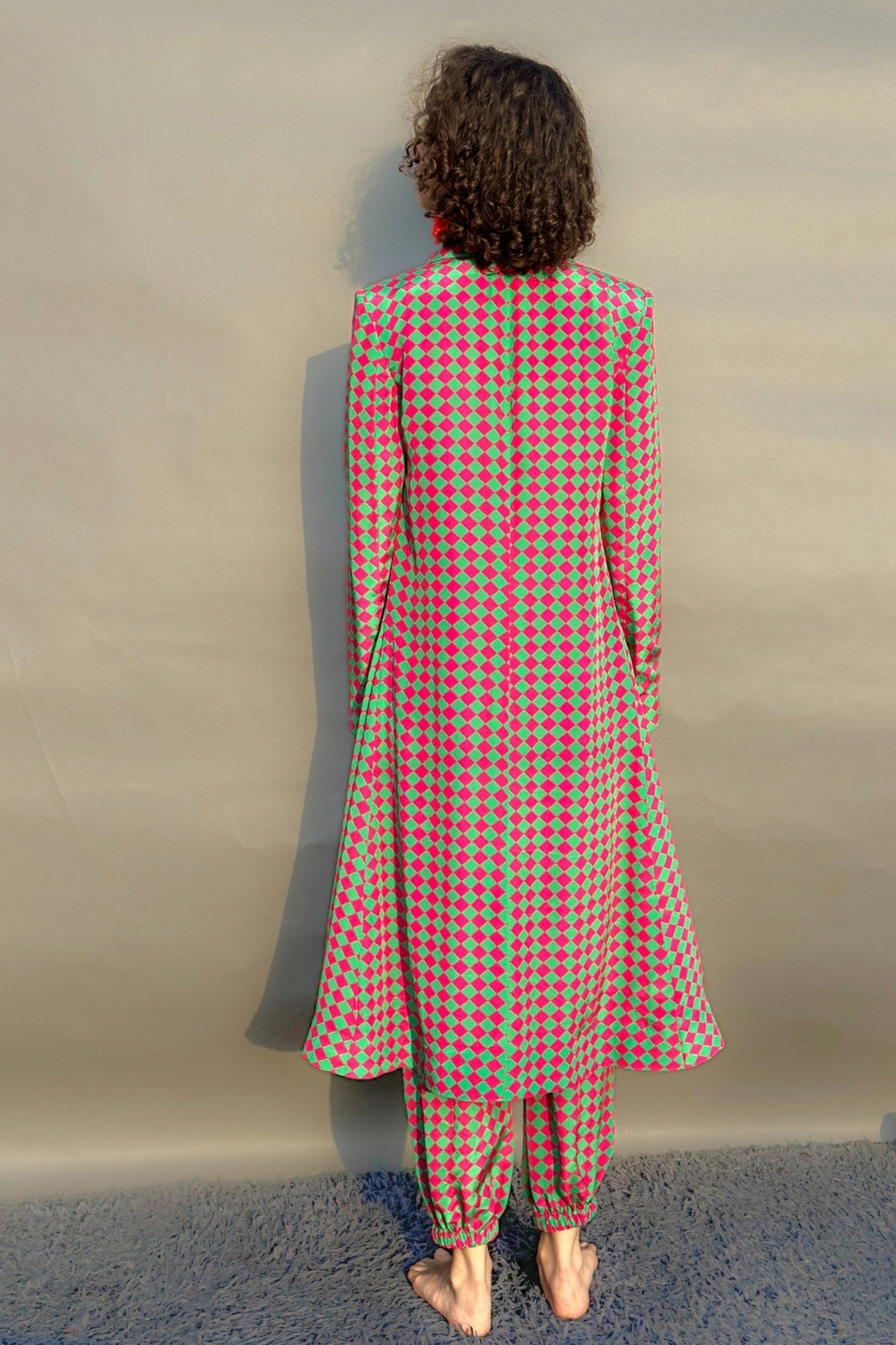 Pink Check Co-Ord Set