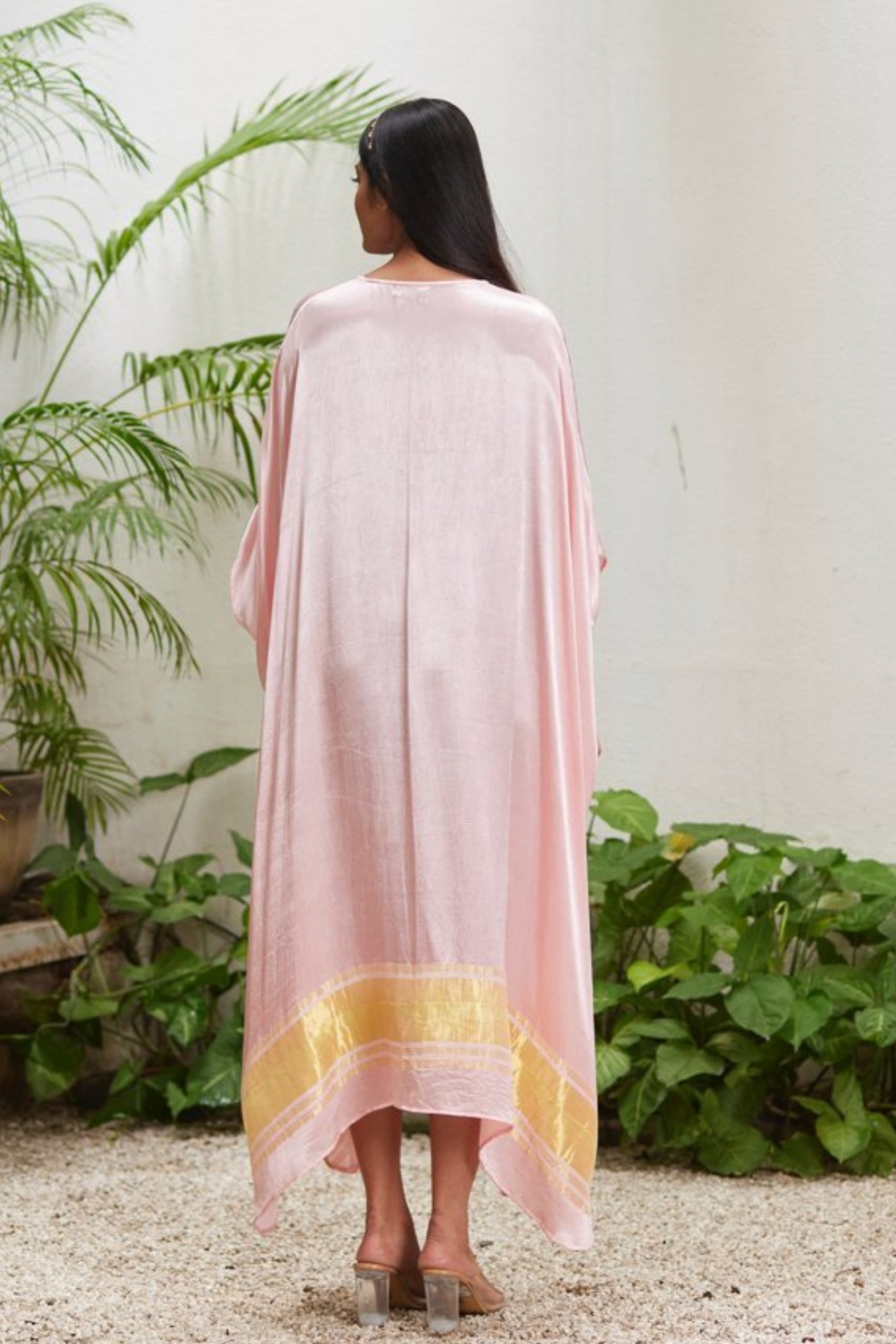 Pink Gold Kaftan