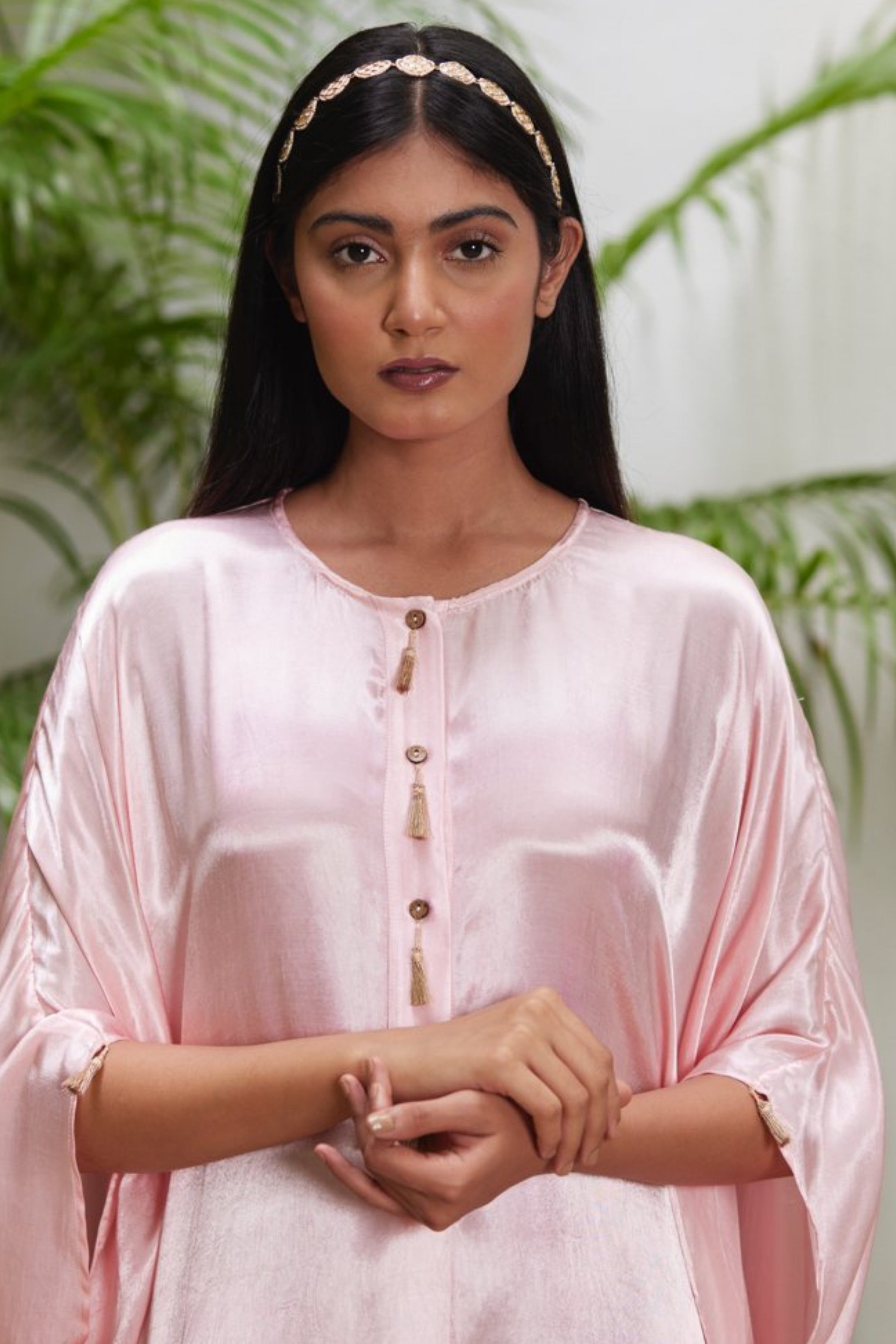 Pink Gold Kaftan