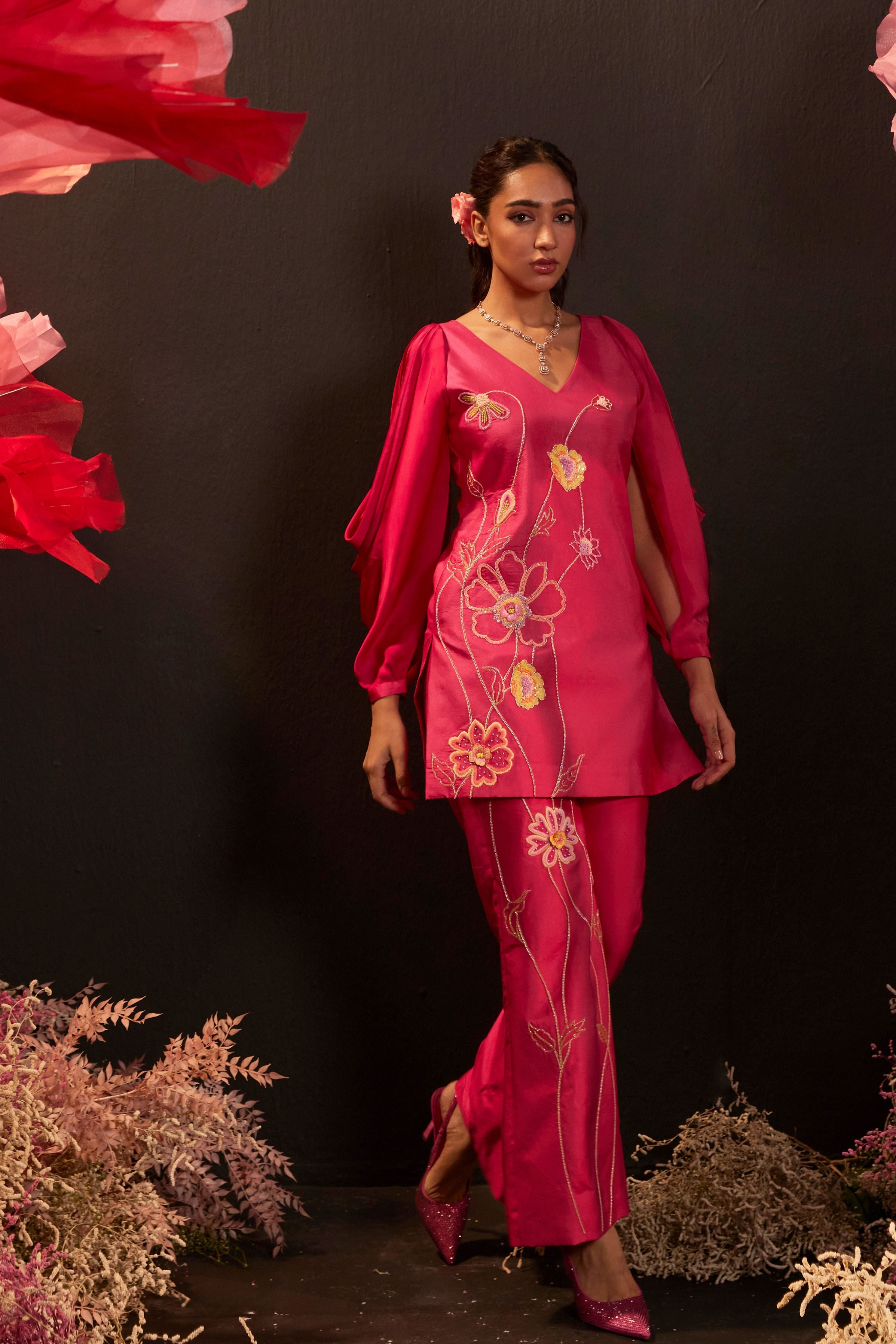 Pink Kurta Set