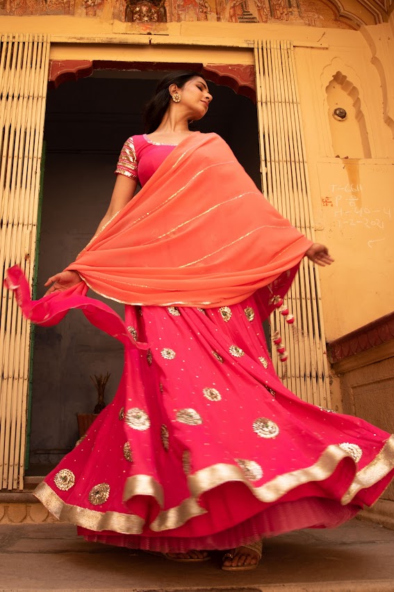 Pink Lehenga Set