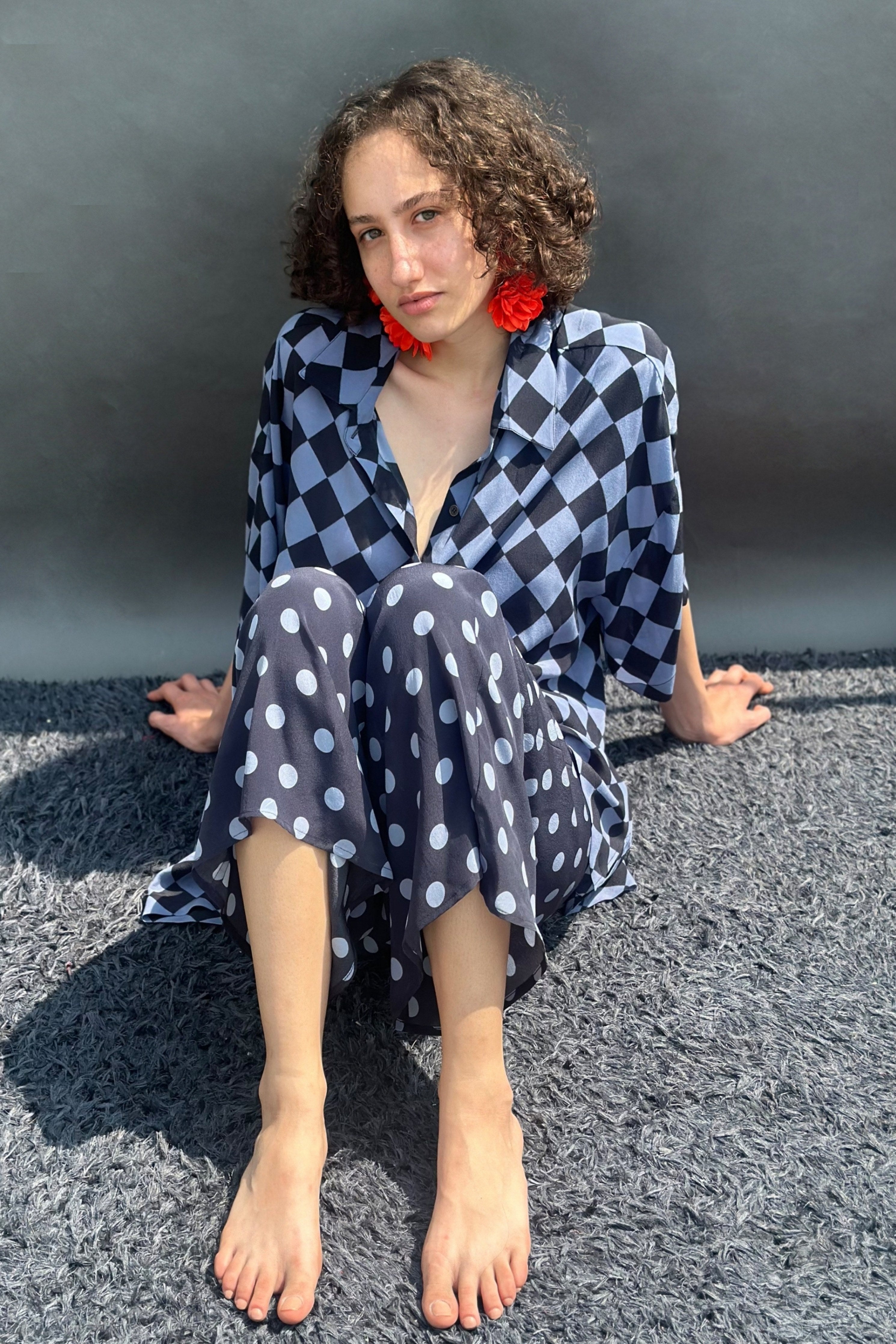Polka Printed Pants