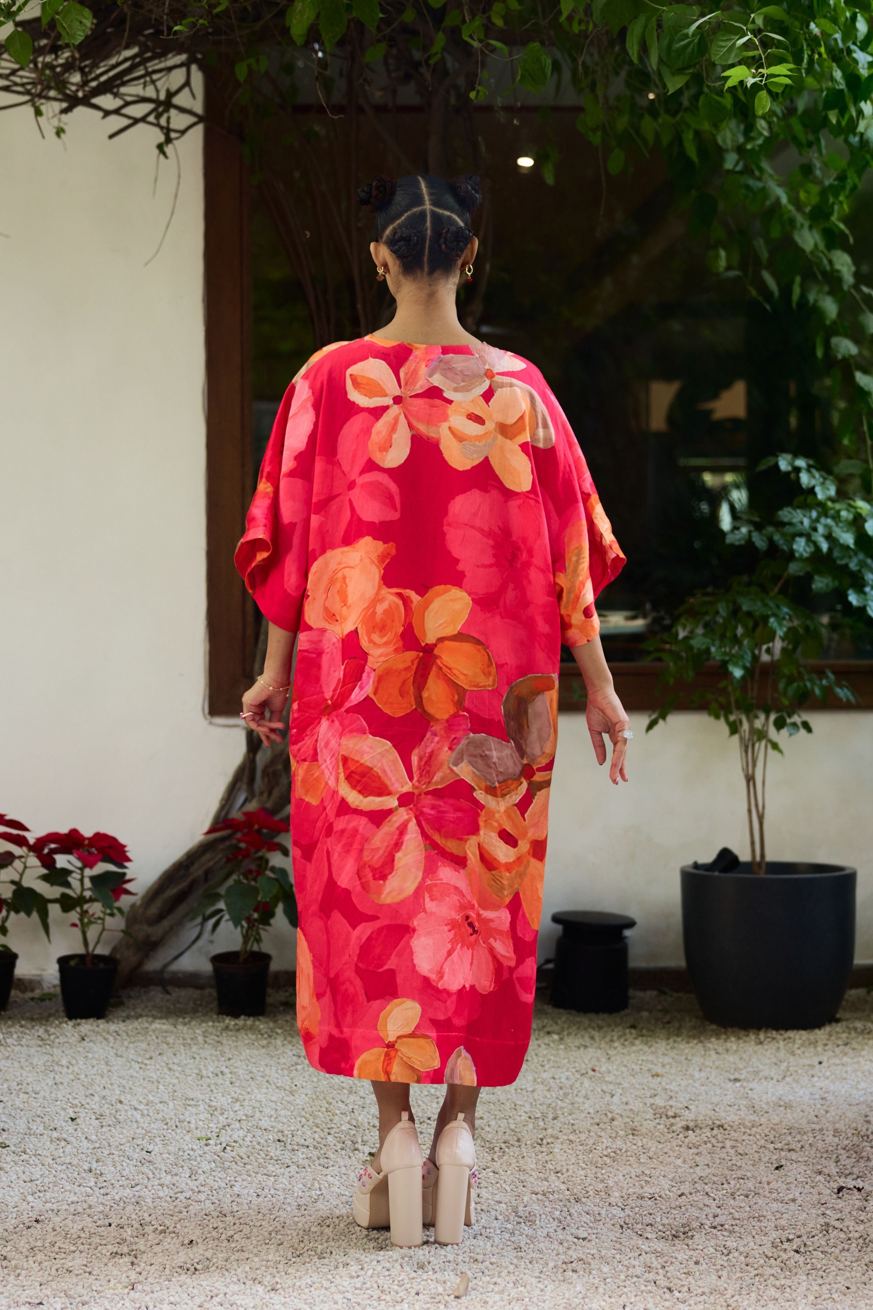 Printed Kaftan Set