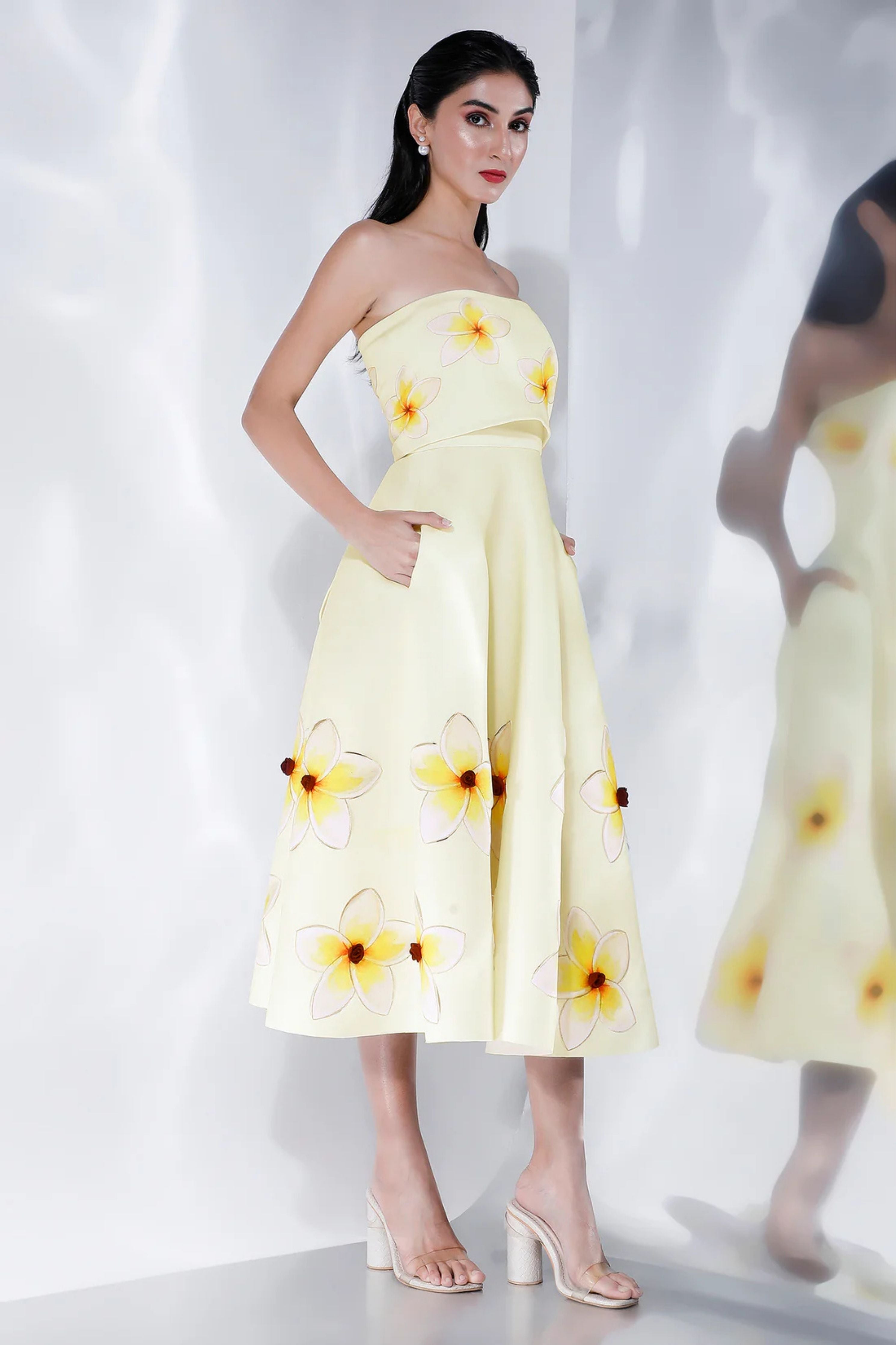 Printed Wrap Dress