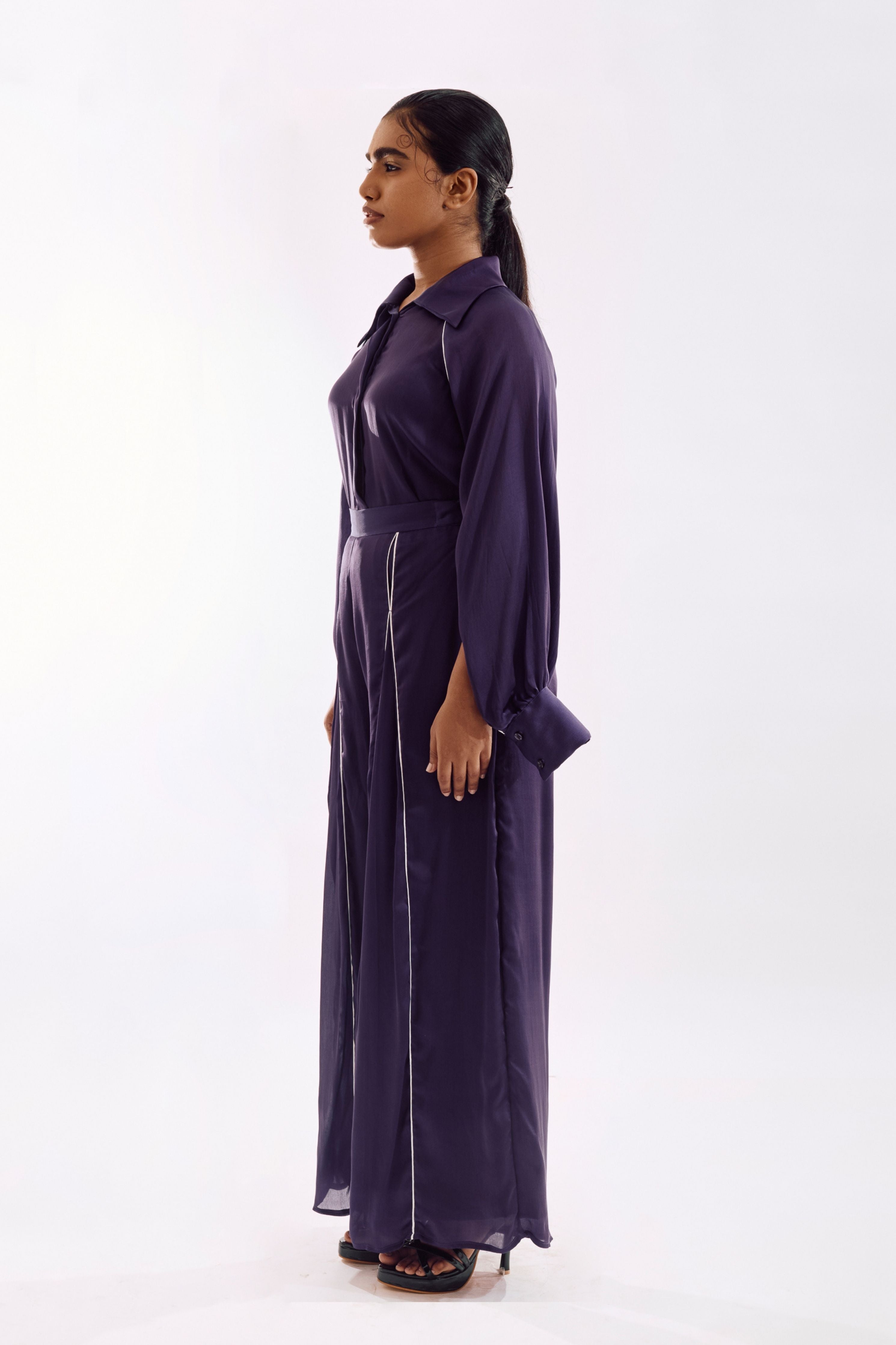 Purple Cape Co-Ord set