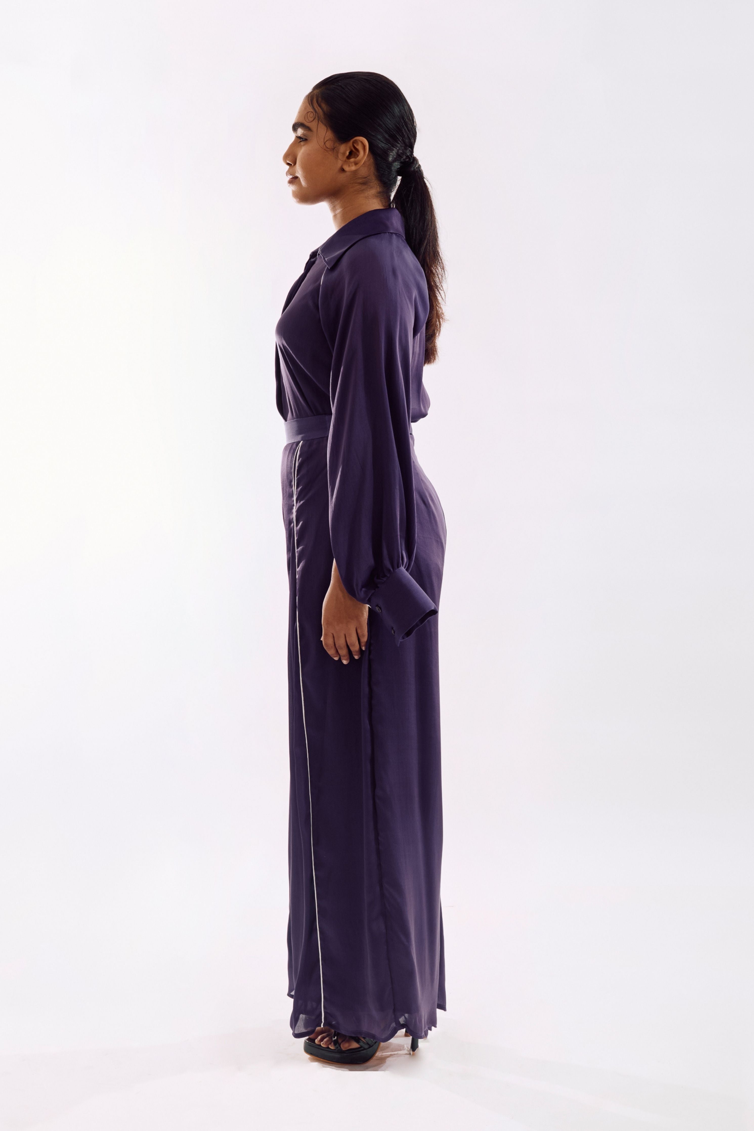 Purple Cape Co-Ord set