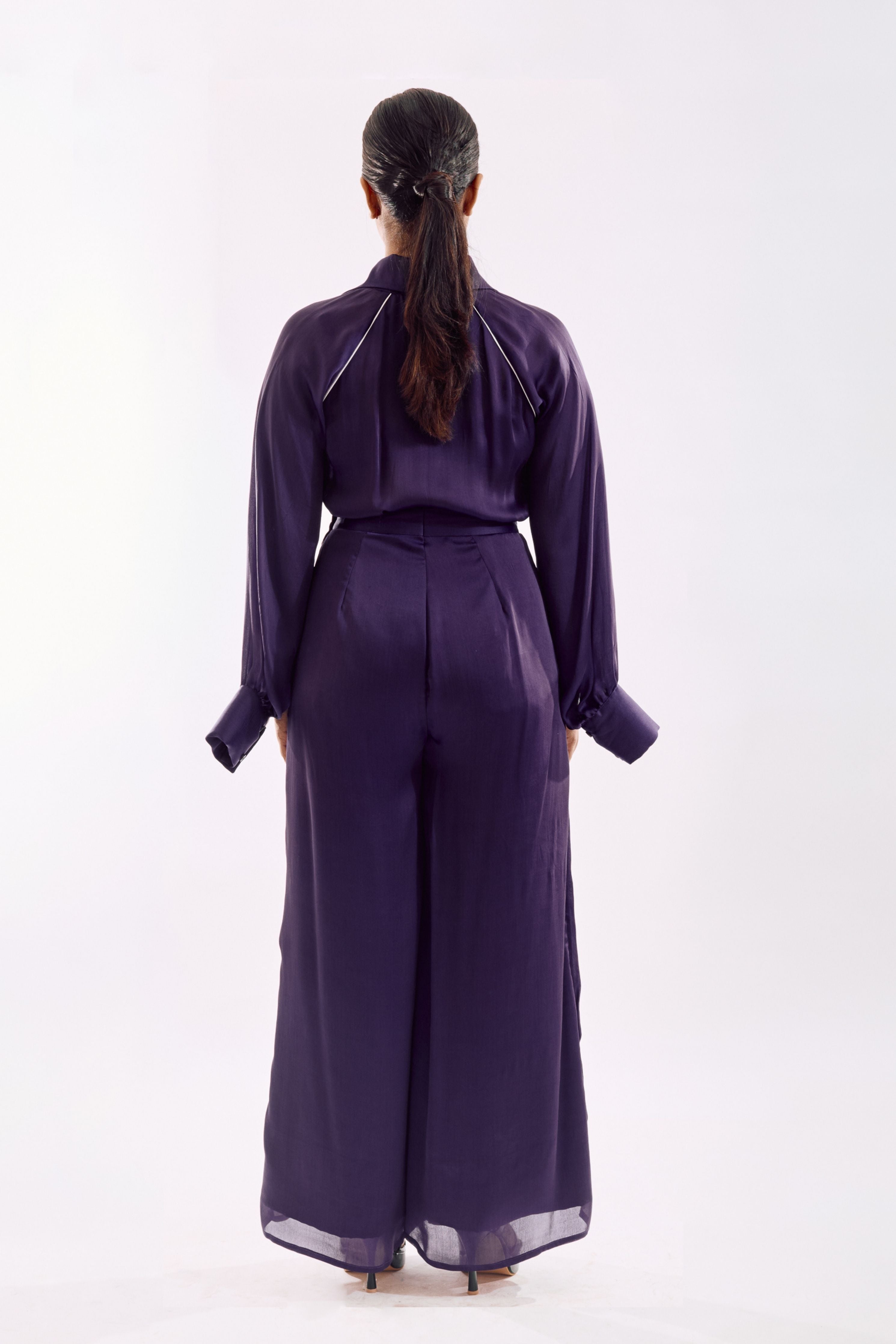 Purple Cape Co-Ord set