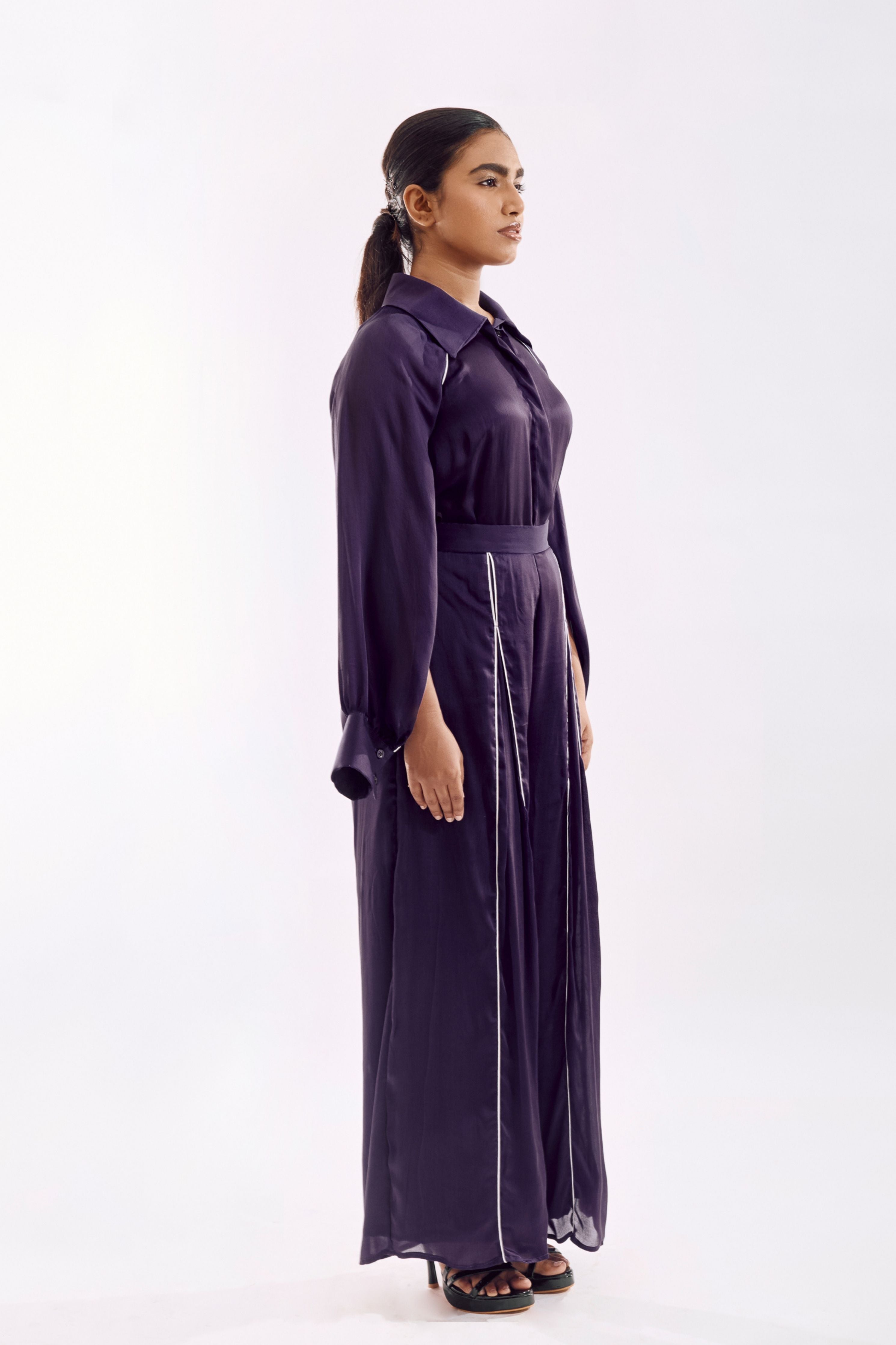 Purple Cape Co-Ord set