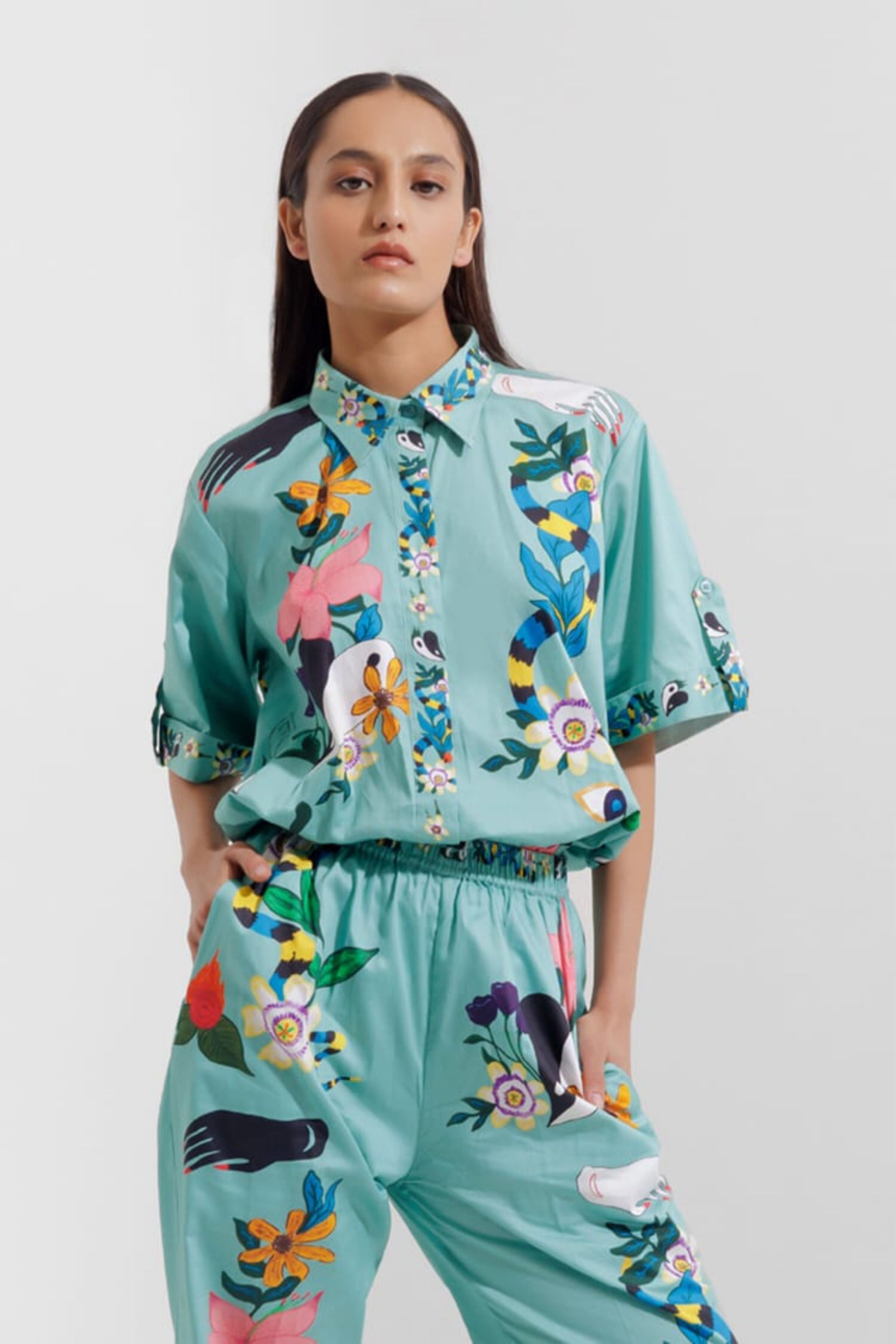 Quirky Blue Co-Ord Set