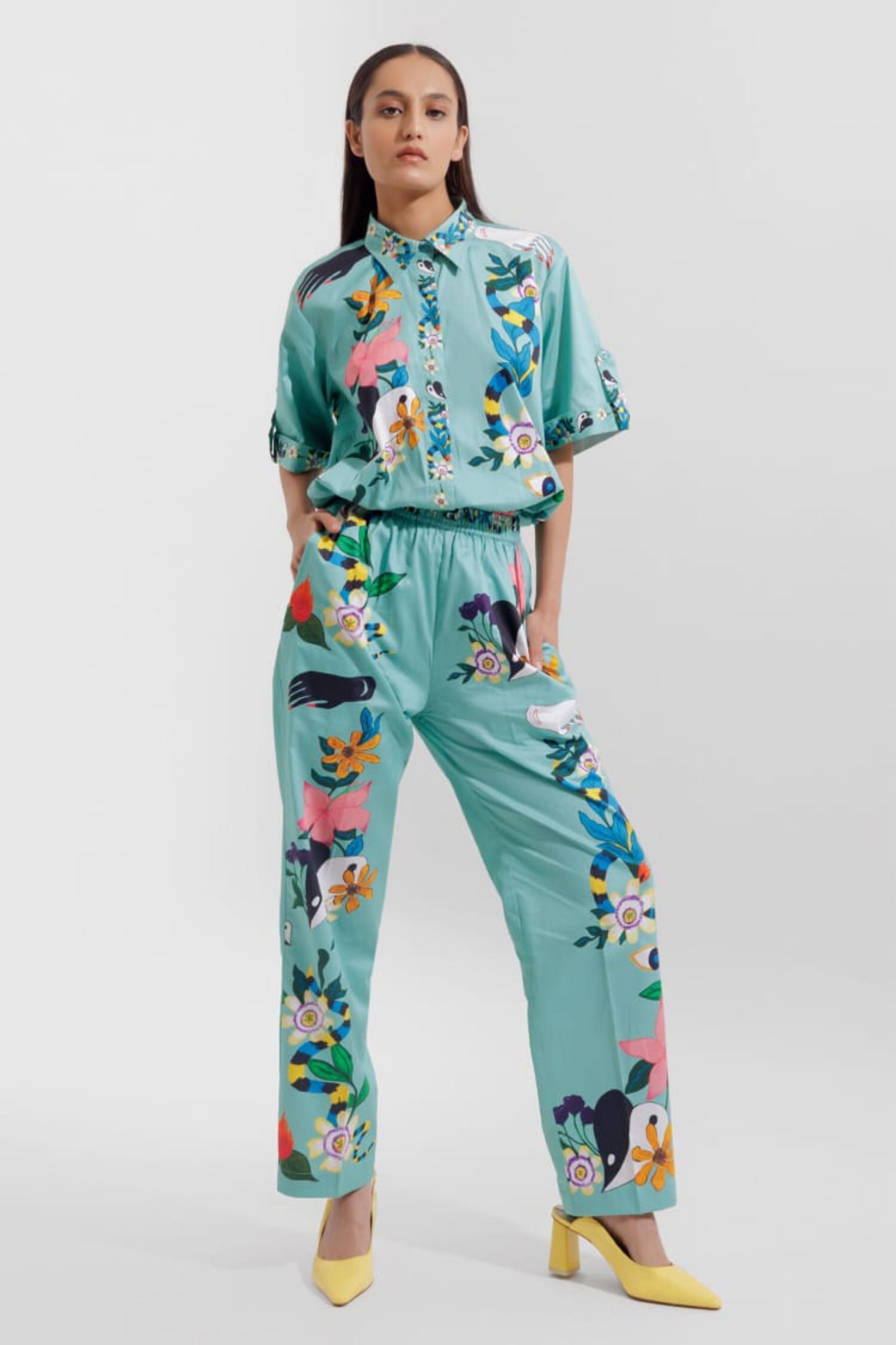 Quirky Blue Co-Ord Set
