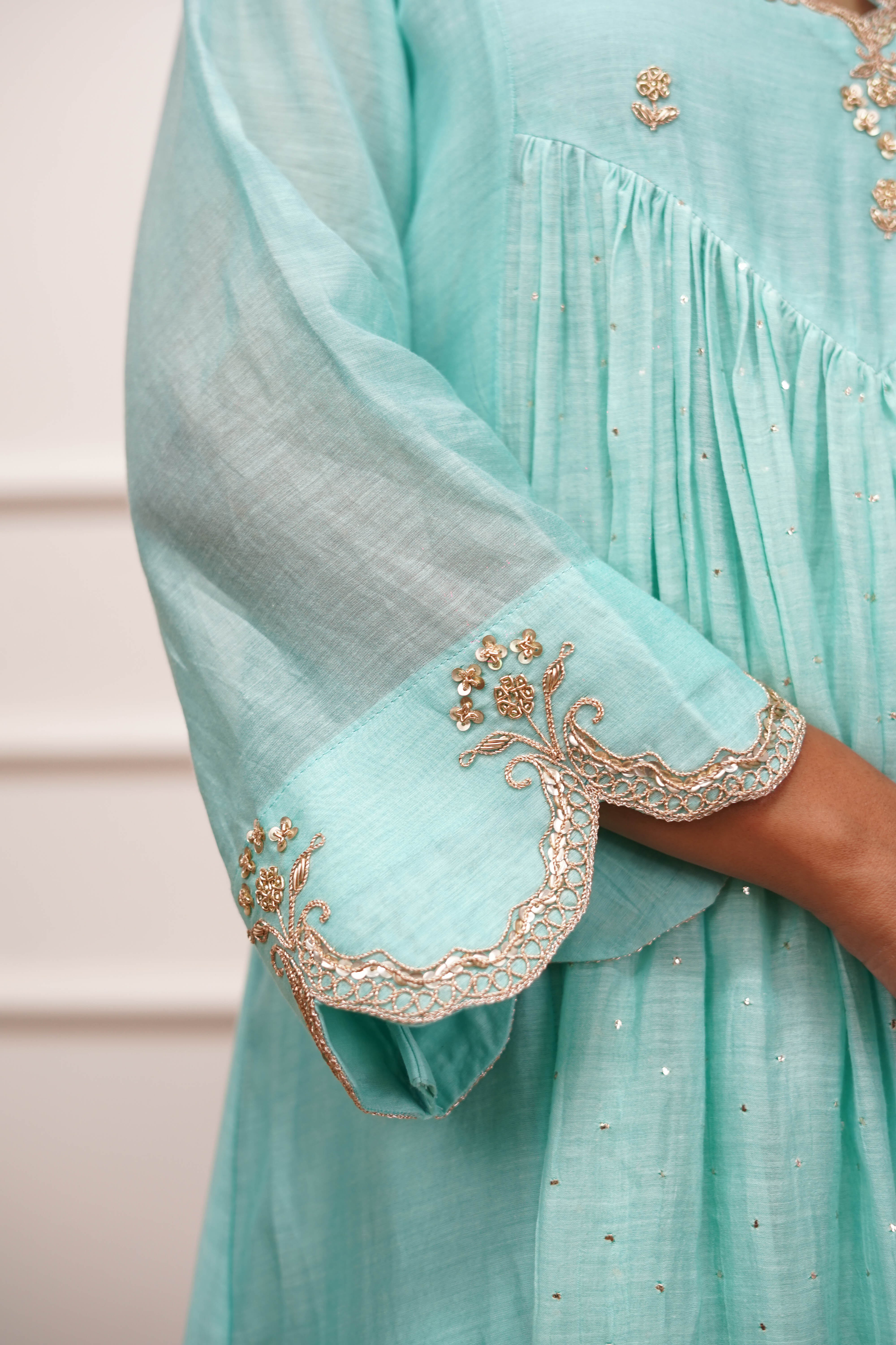 Turquoise Noor Kurta Set