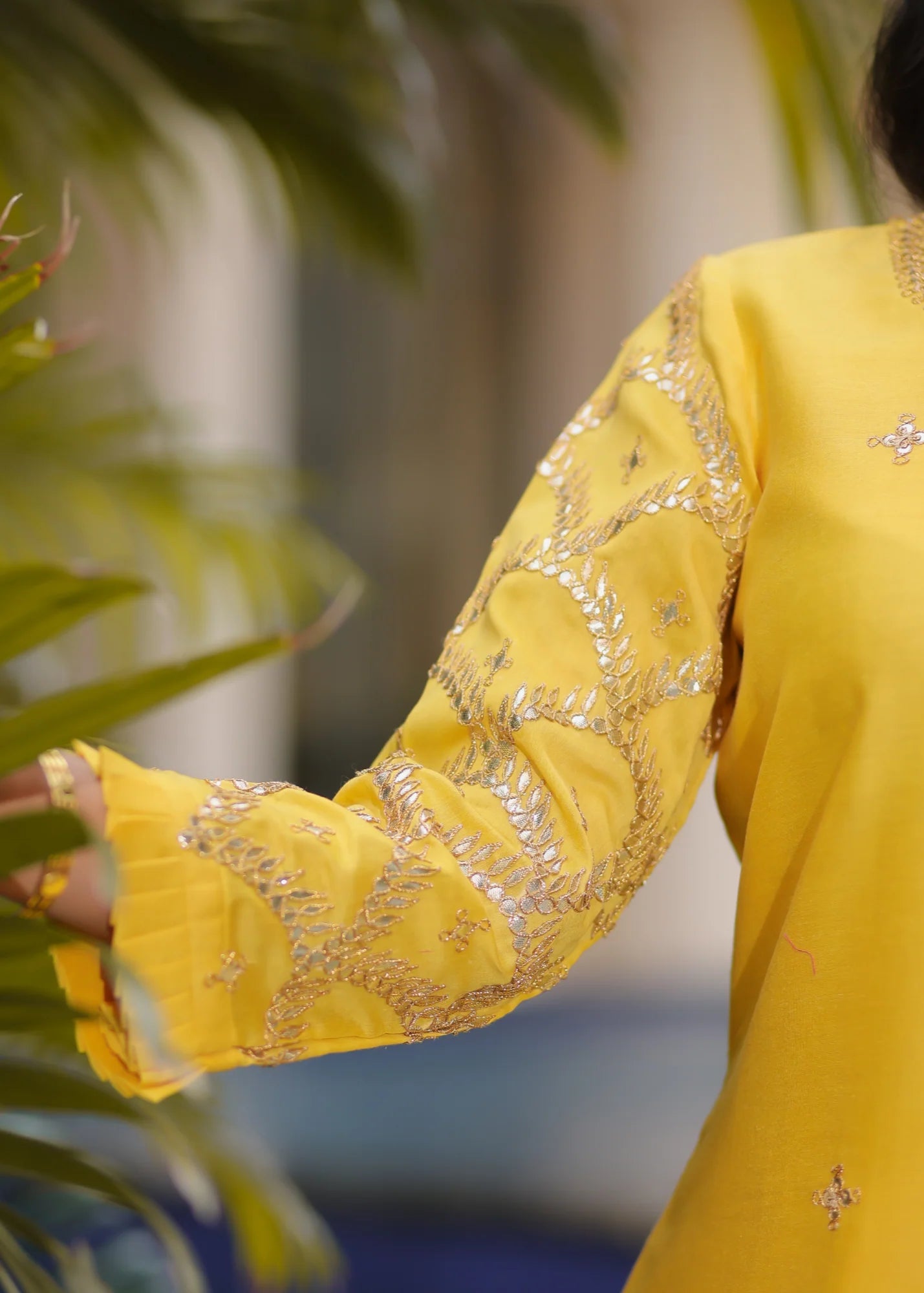 Yellow Blossom Kurta Set
