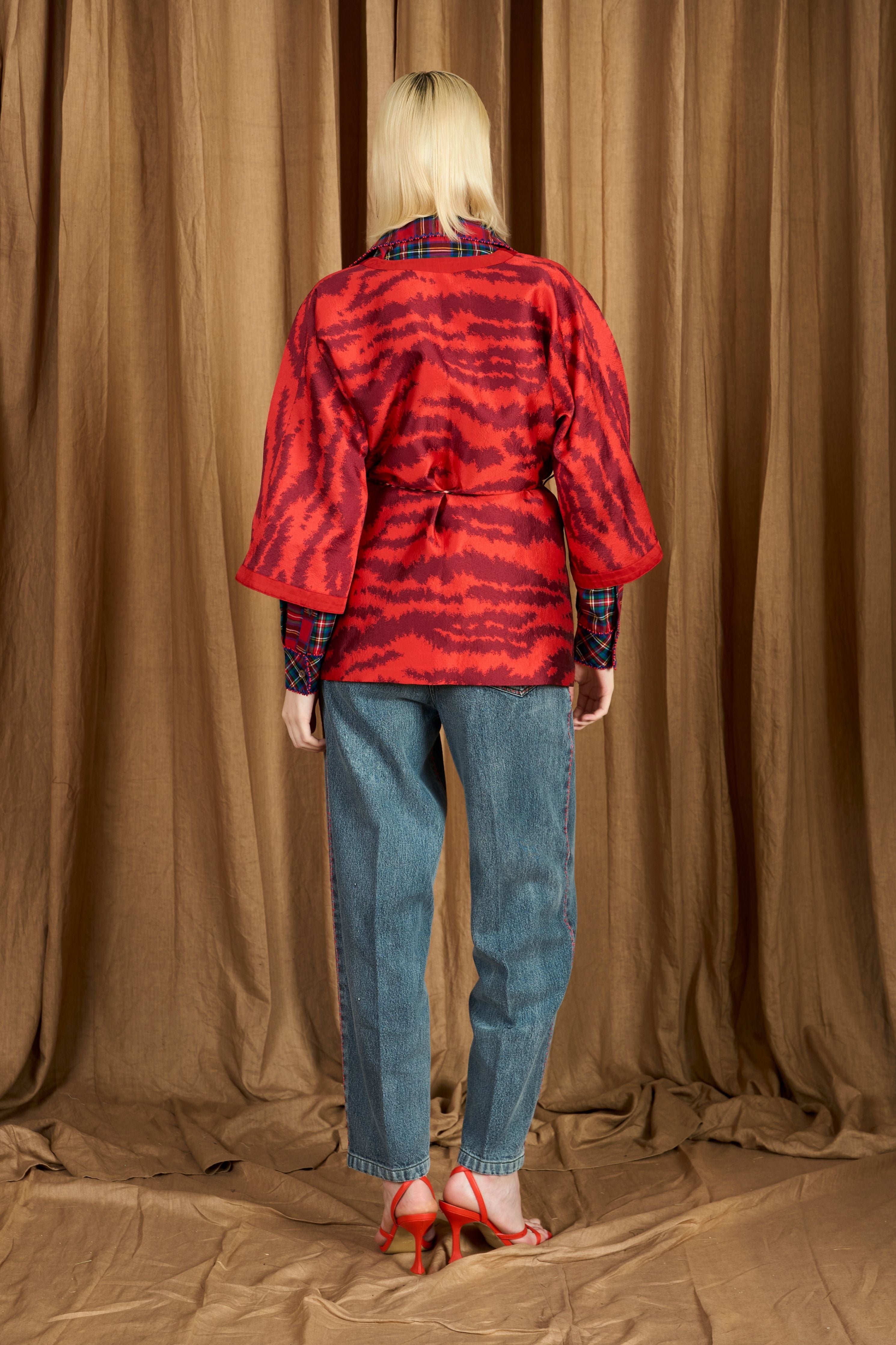 The Jacquard Tiger Kimono