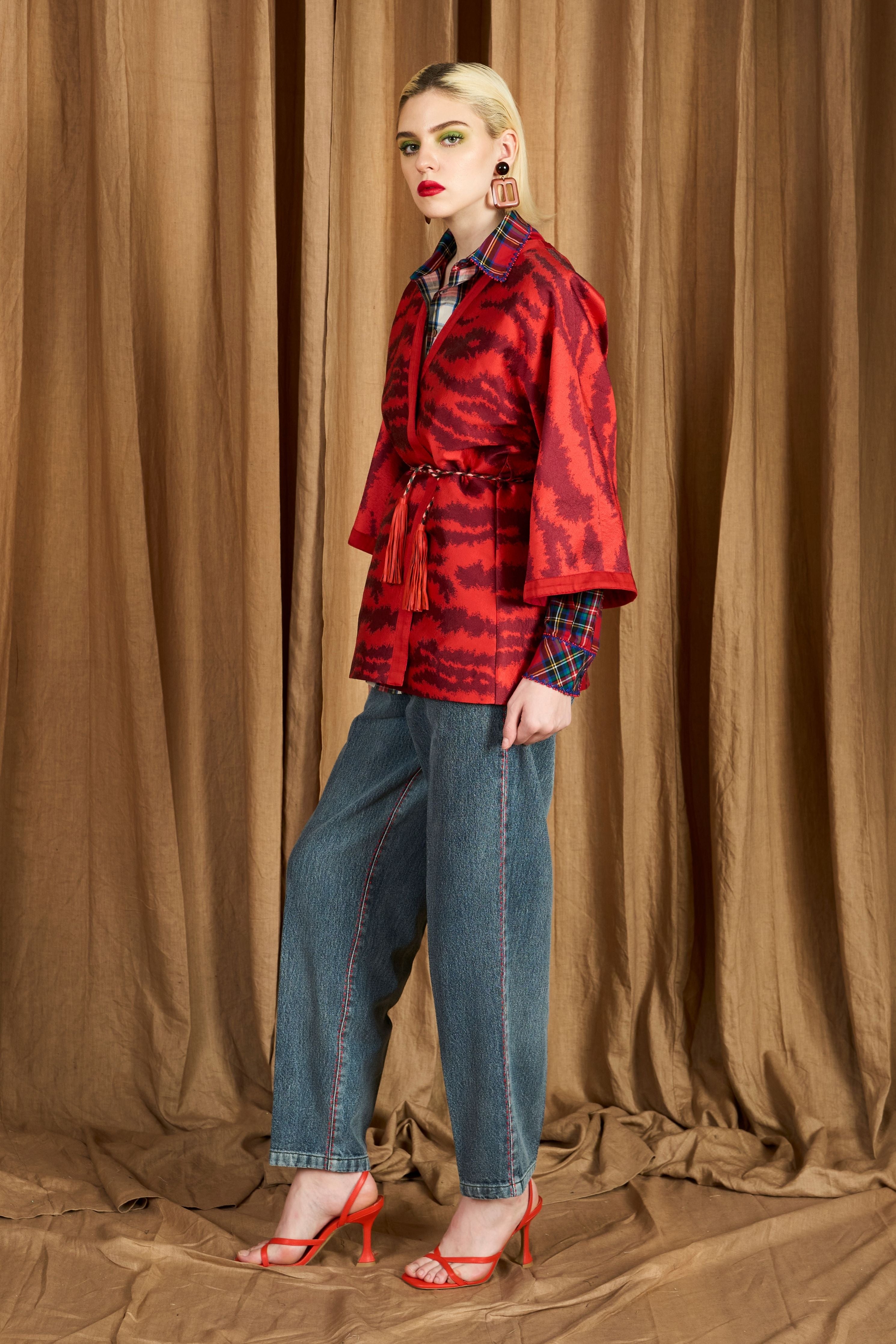 The Jacquard Tiger Kimono