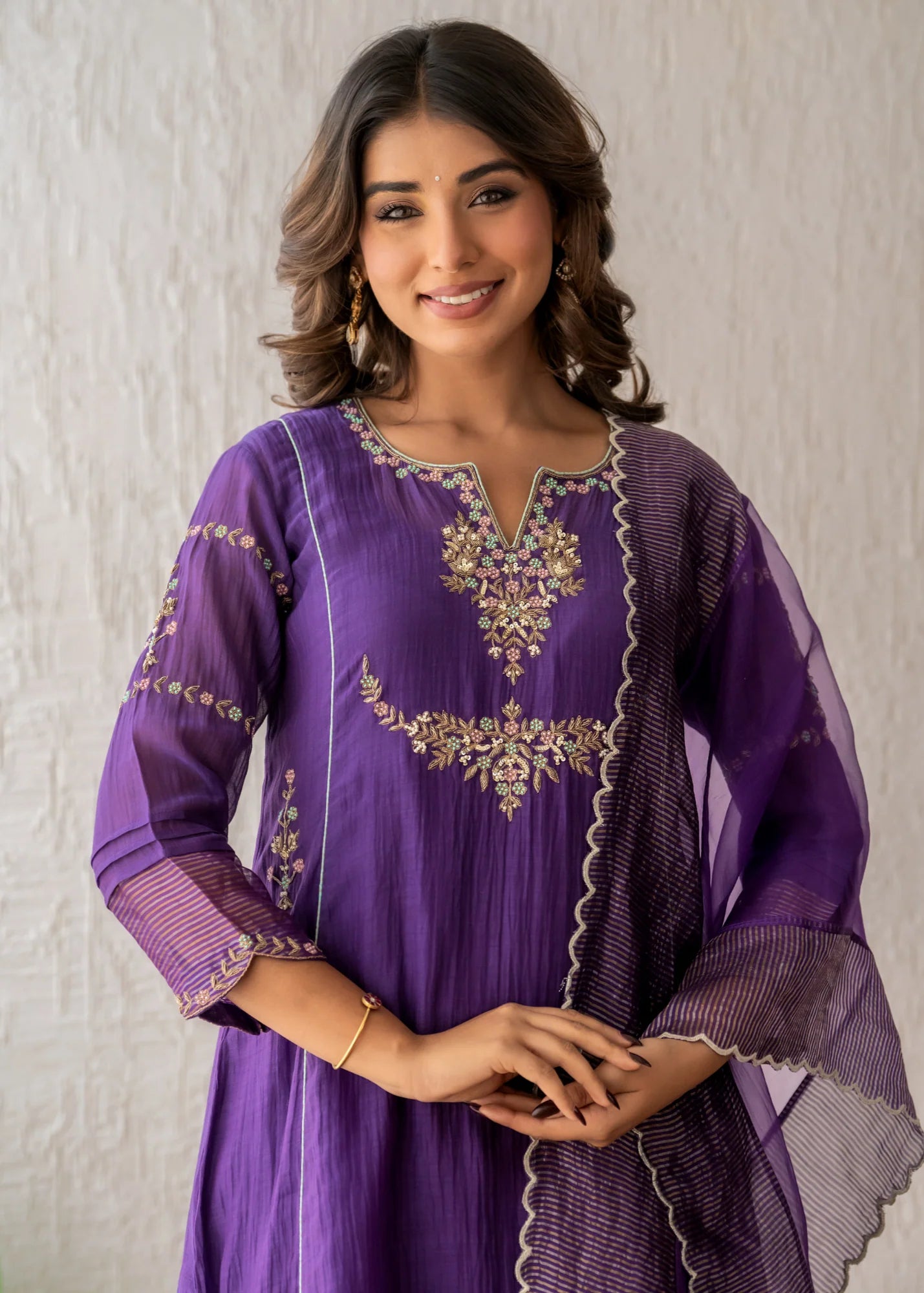 Royal Purple Kurta Set