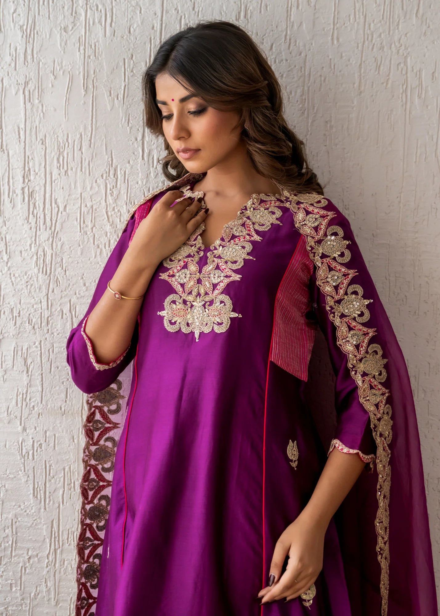 Deep Purple Suit Set