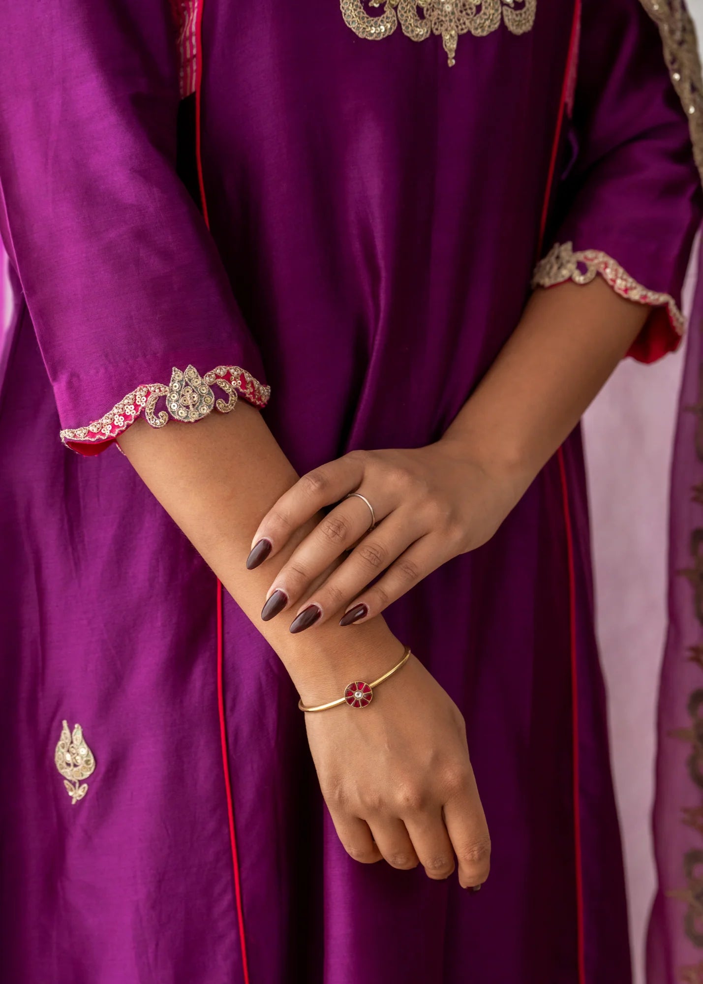 Deep Purple Suit Set