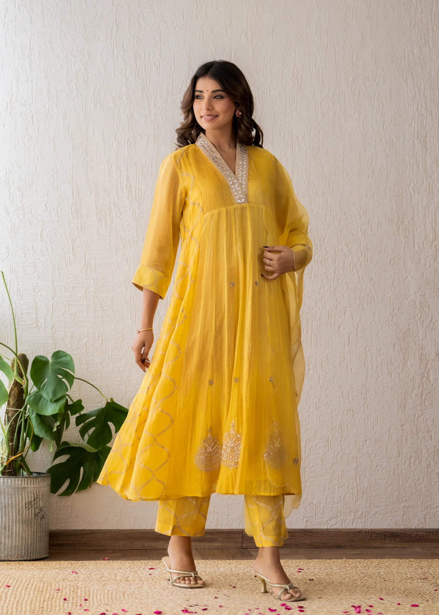 Golden Yellow Kurta Set