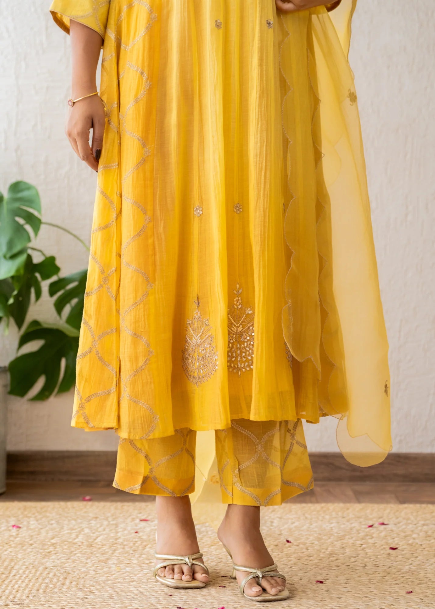 Golden Yellow Kurta Set