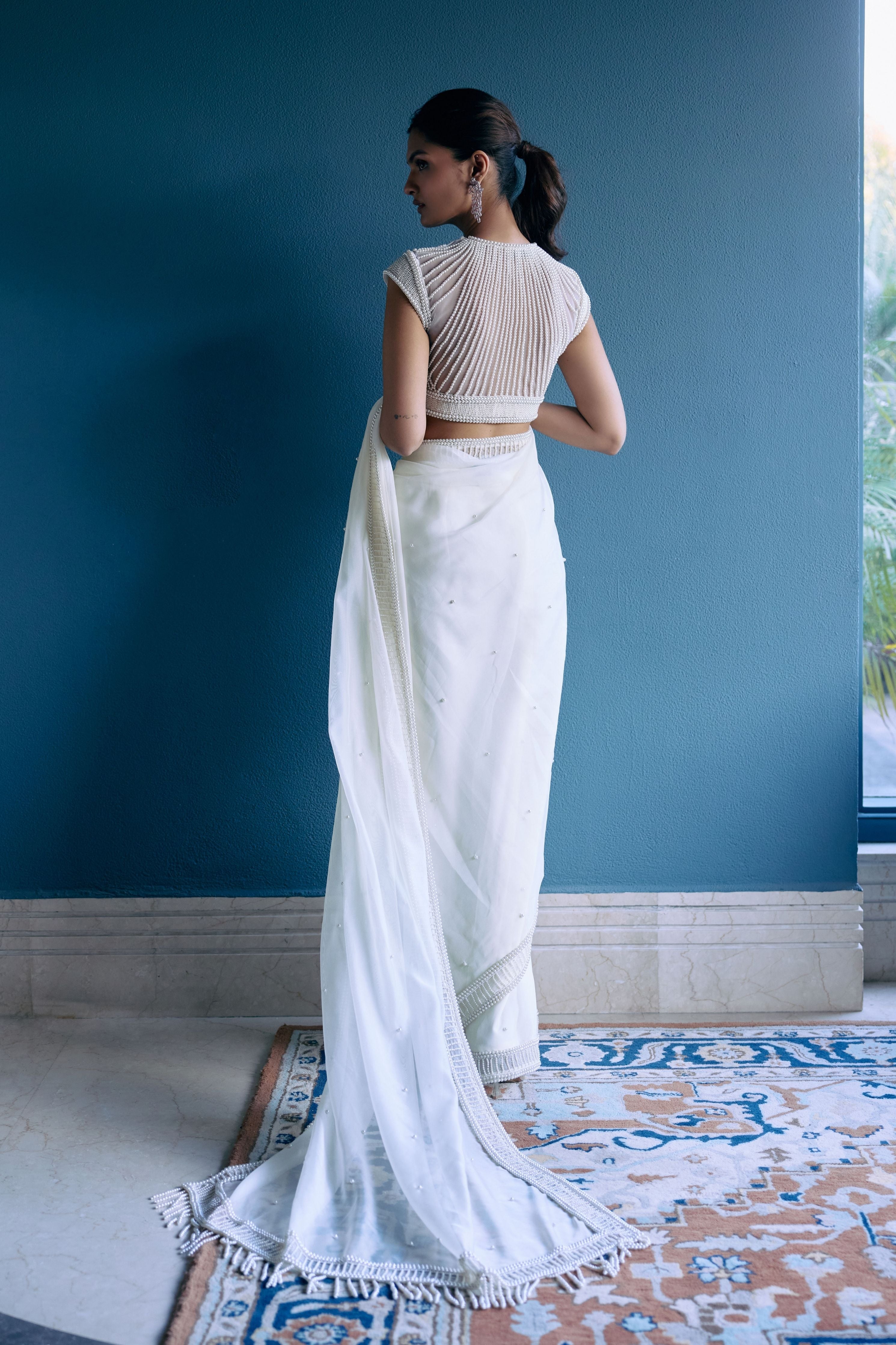 Enchanting Draped Saree