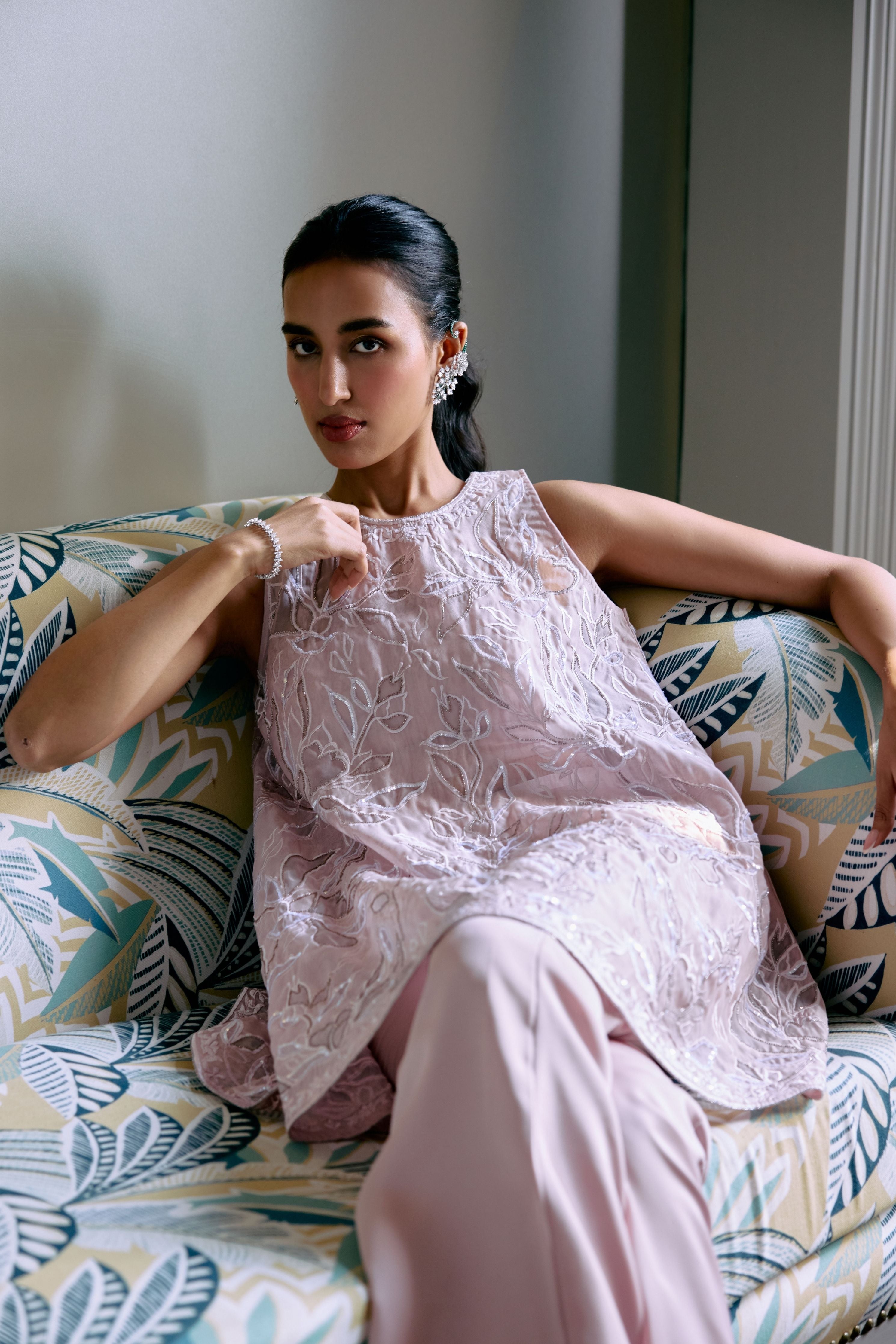Wild Rose Kurta Set