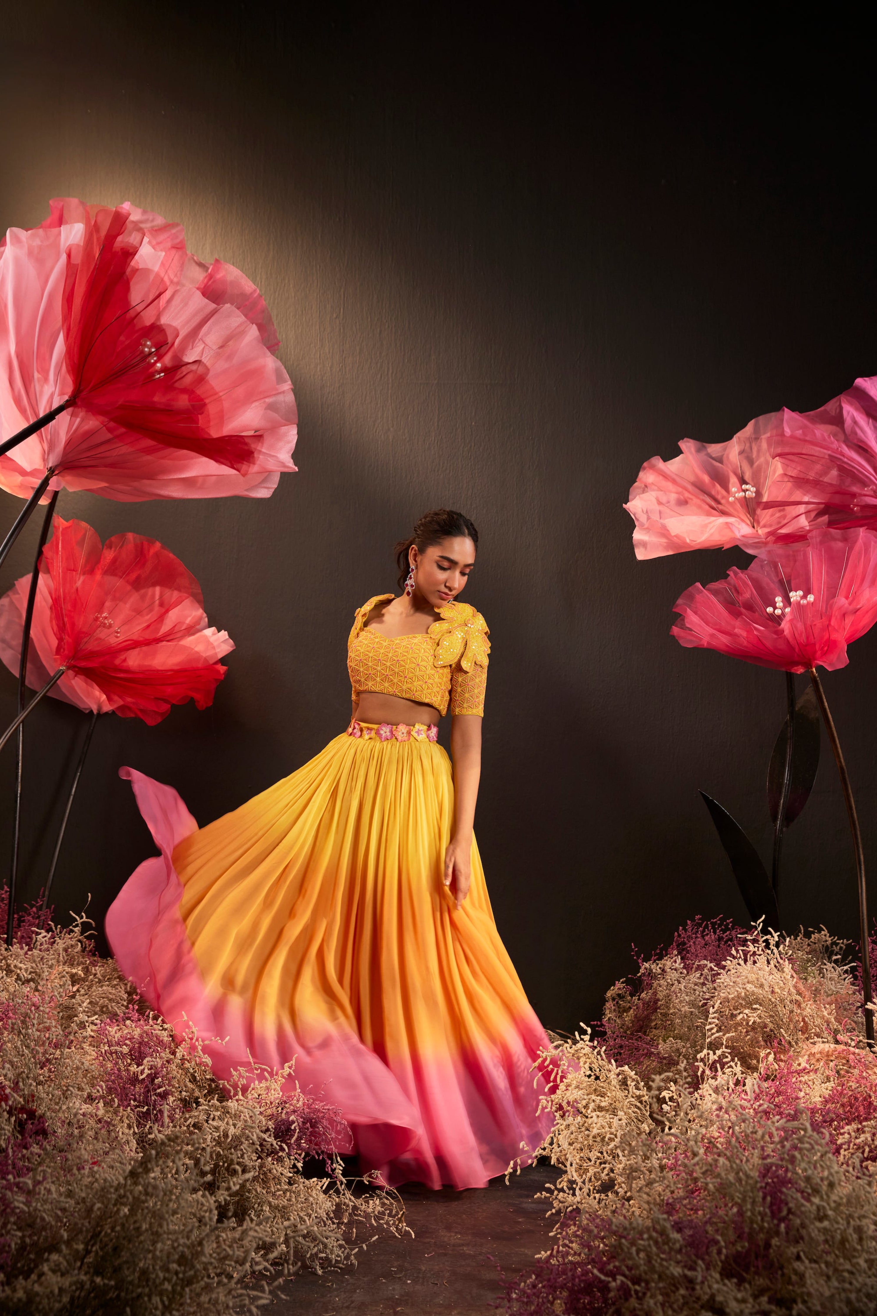 Genda Phool Lehenga Set