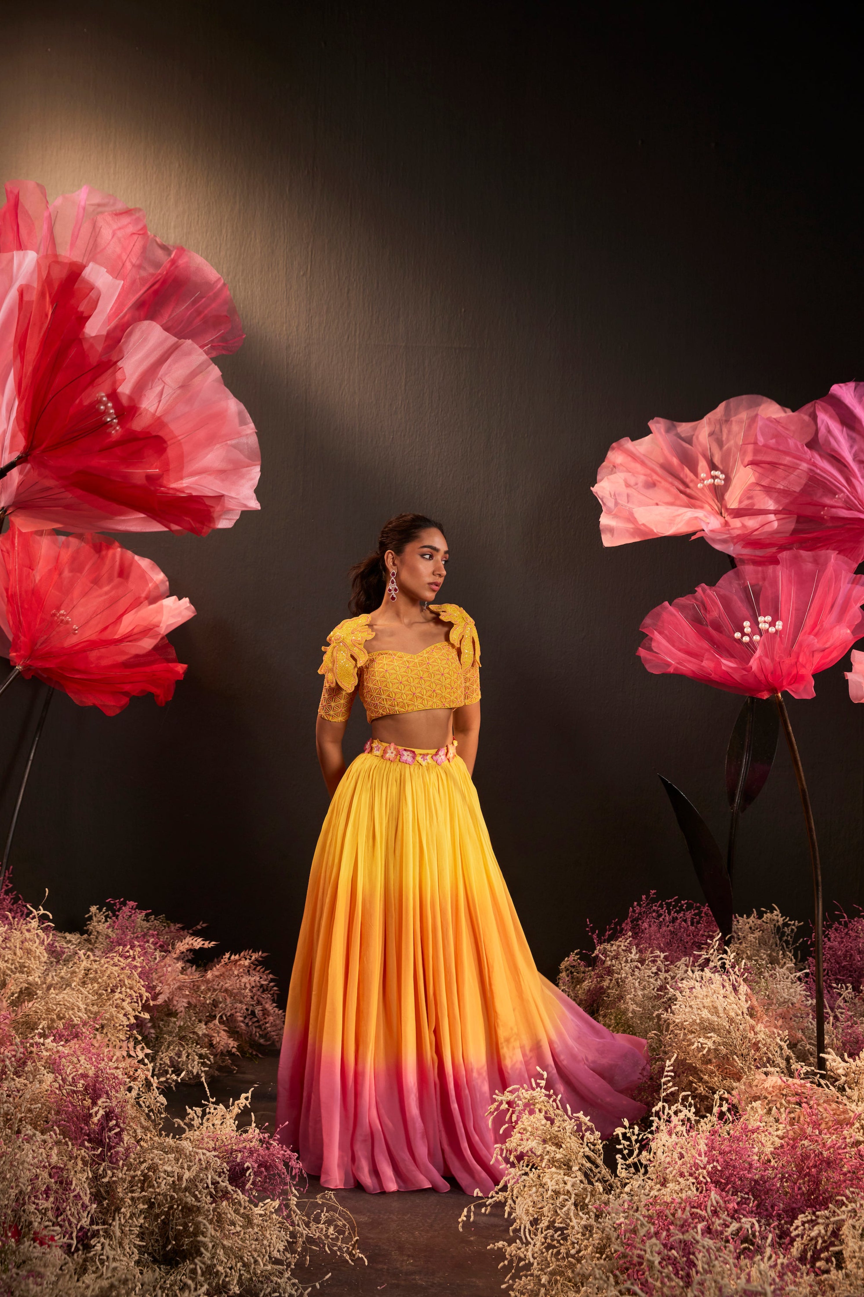 Genda Phool Lehenga Set