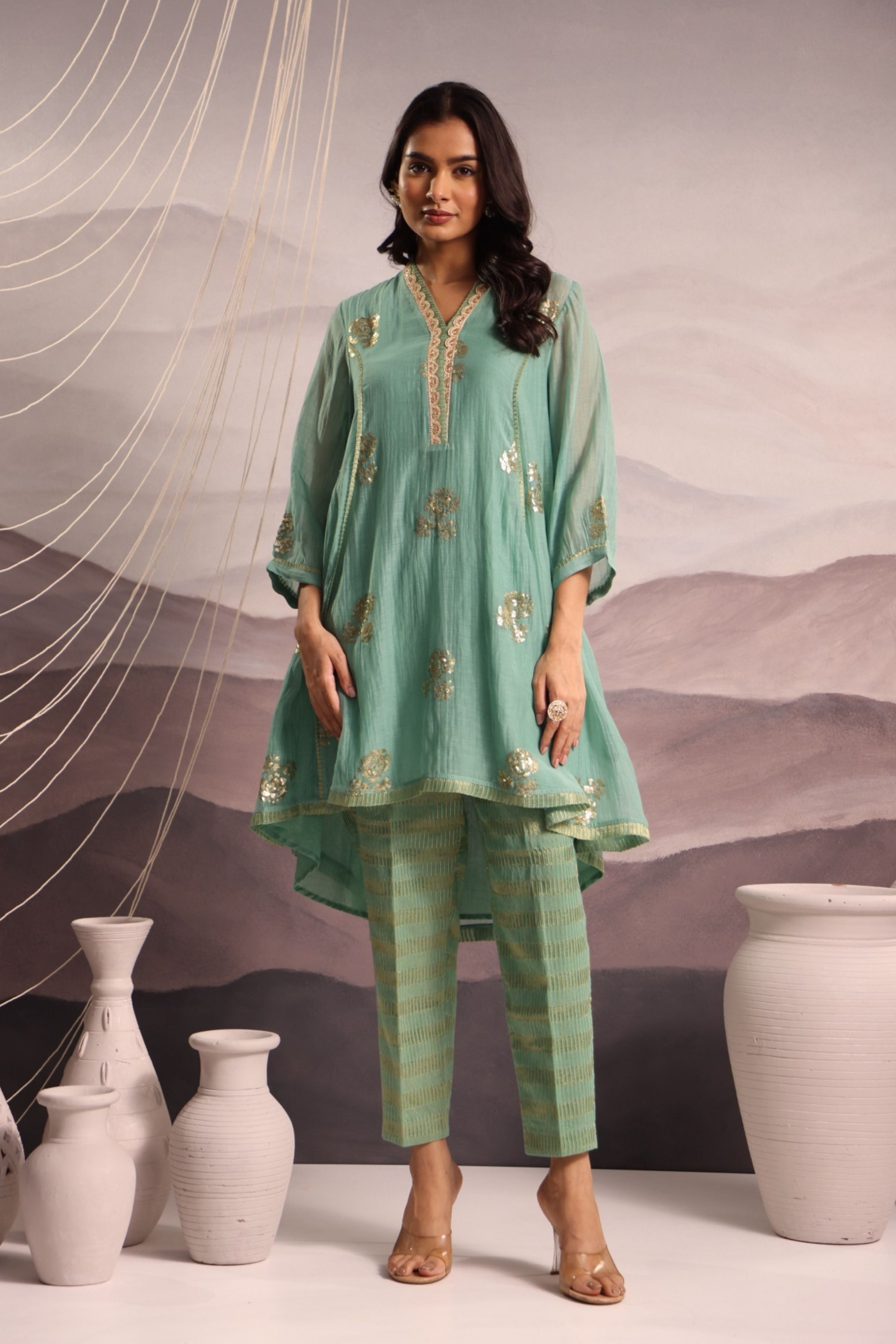 Aqua Blue Co-Ord Set