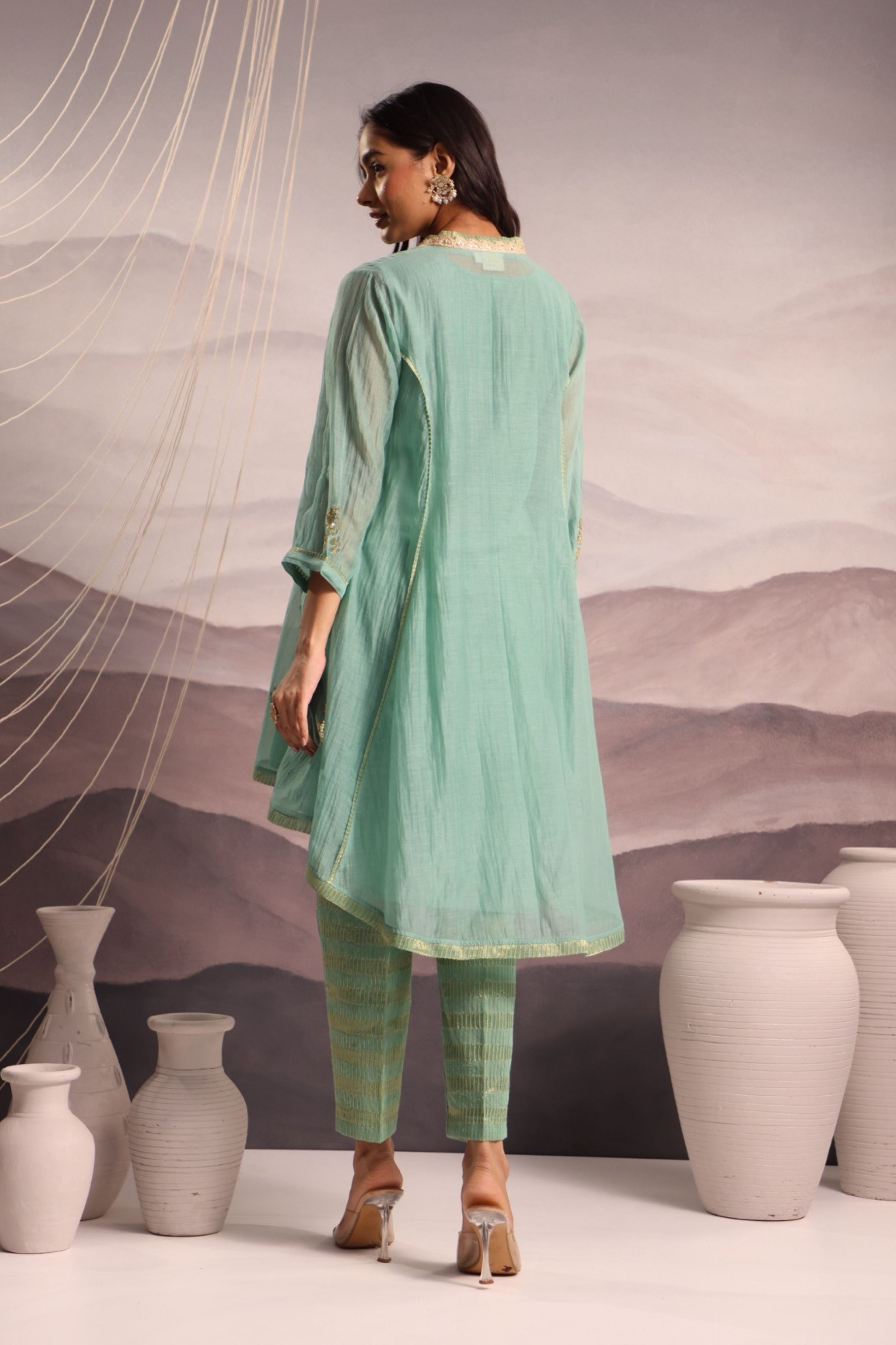 Aqua Blue Co-Ord Set