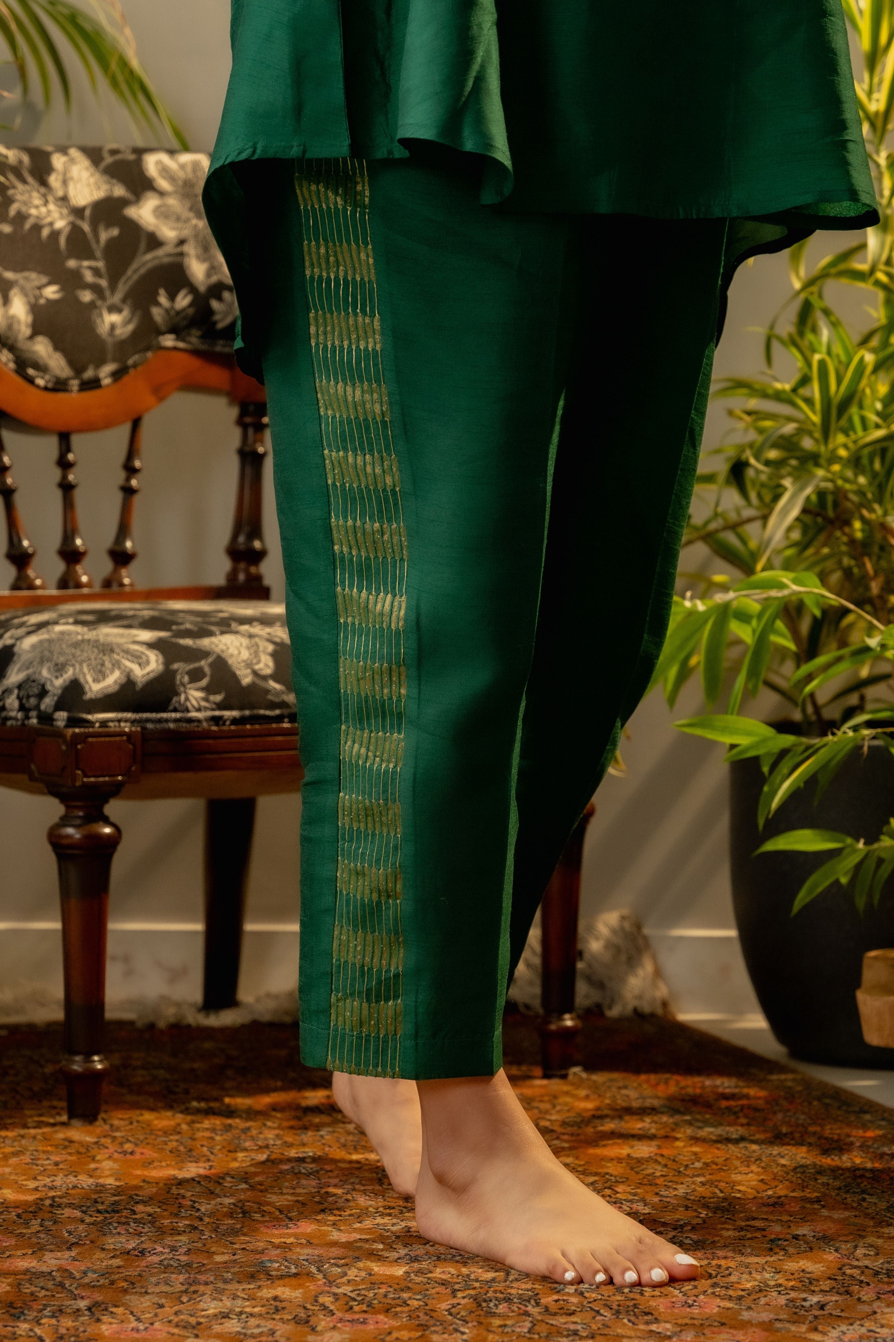 Emberald Green Round Co-Ord Set