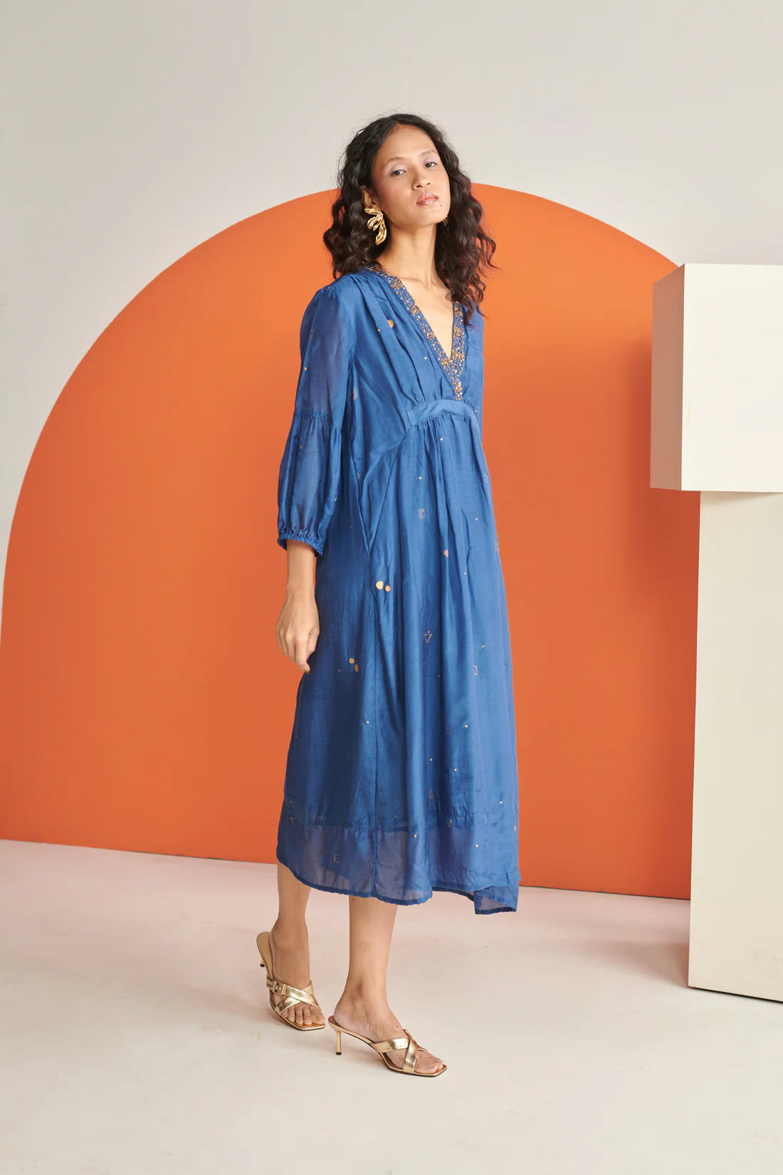 Aura Blue Cosmos Dress