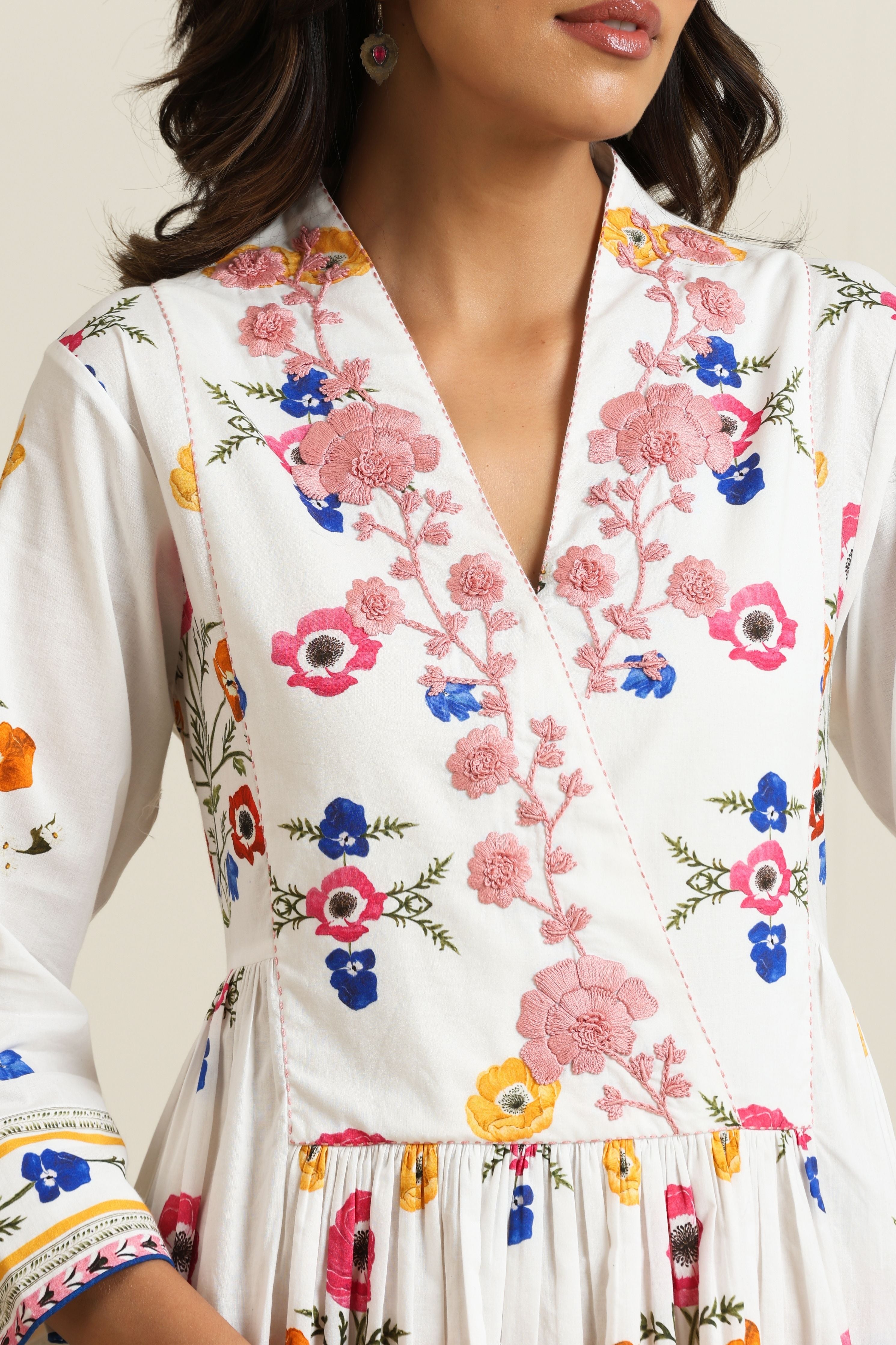Kai Embroidered Dress