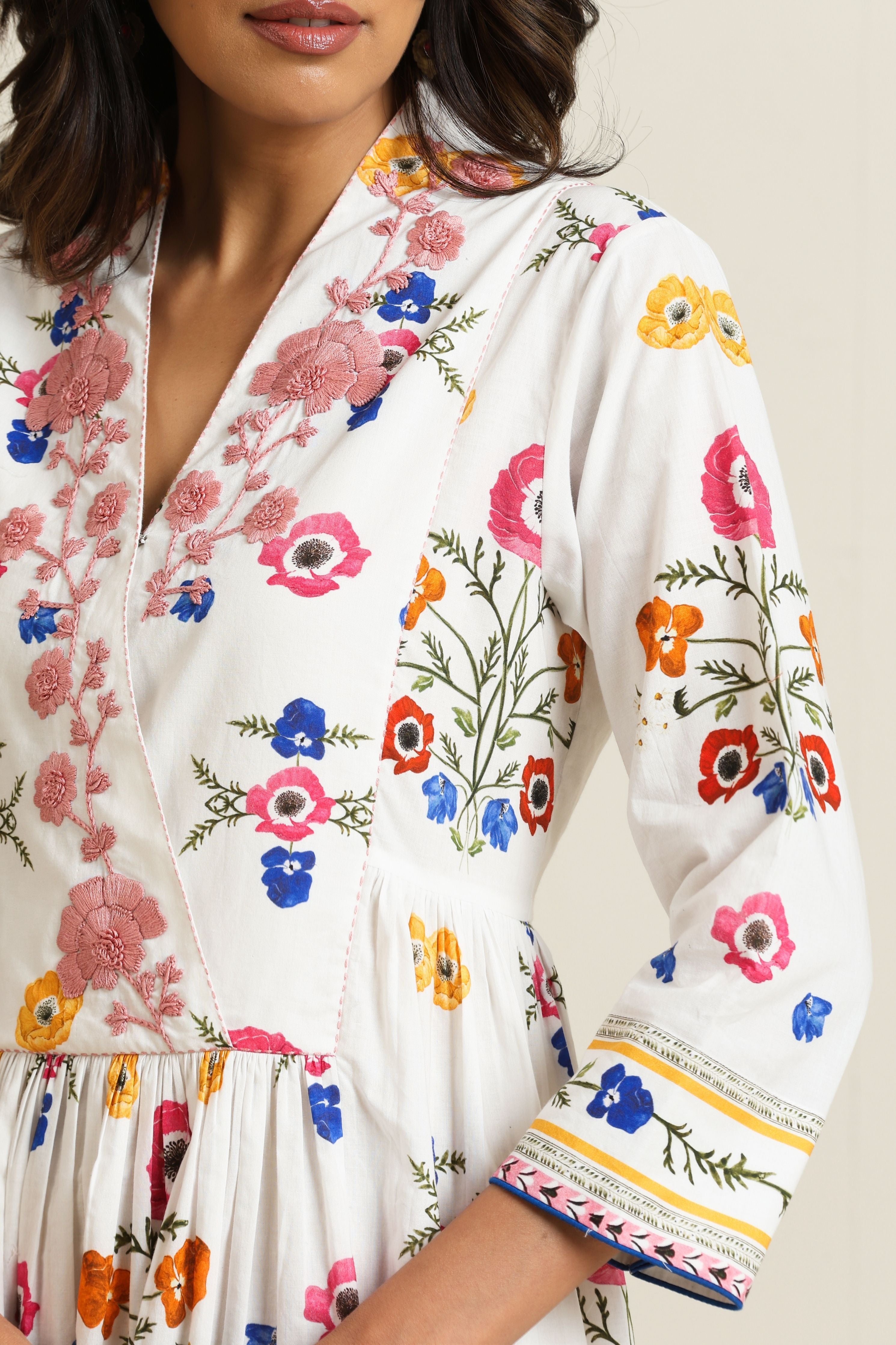 Kai Embroidered Dress