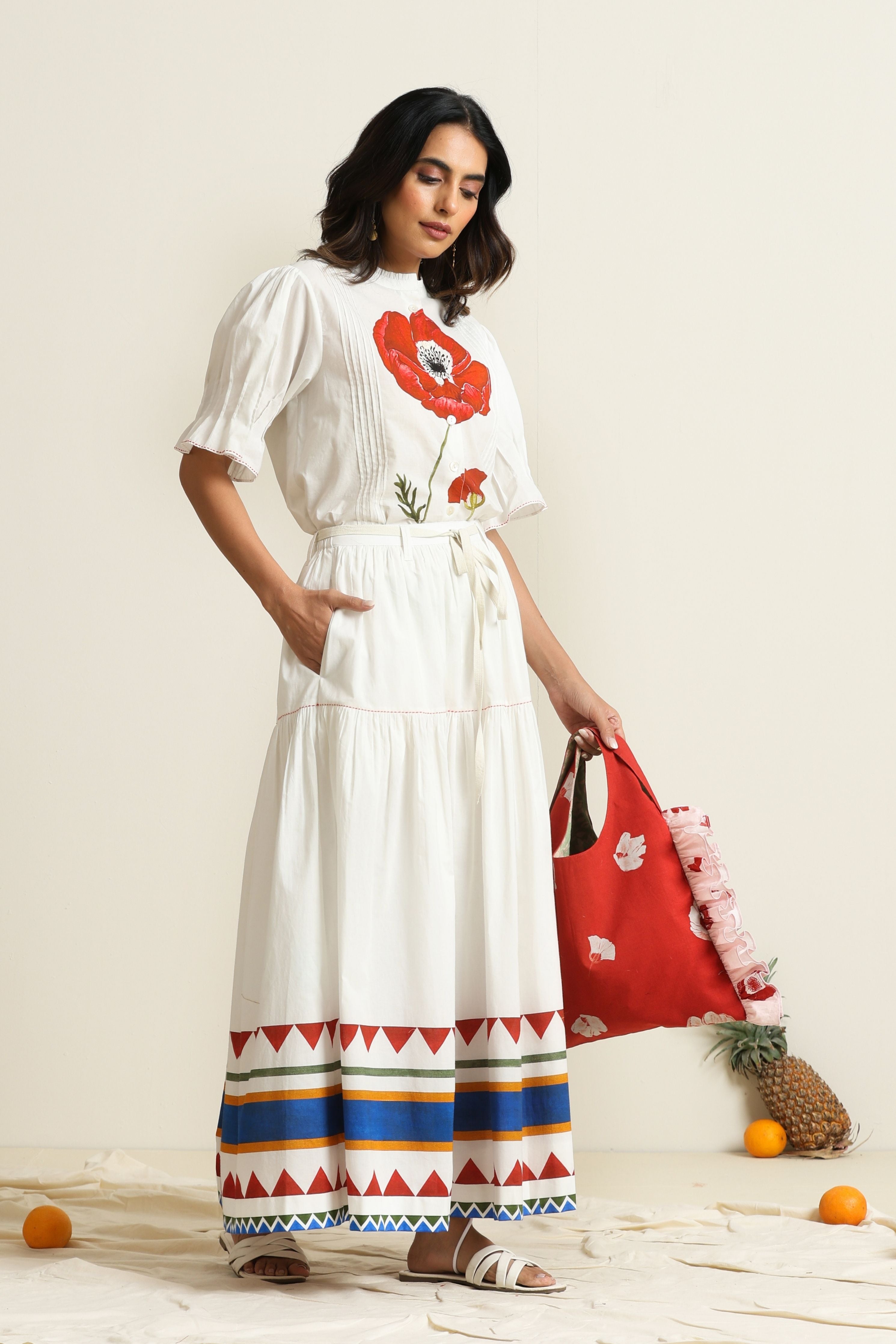 Poppy Shirt & Skirt Set