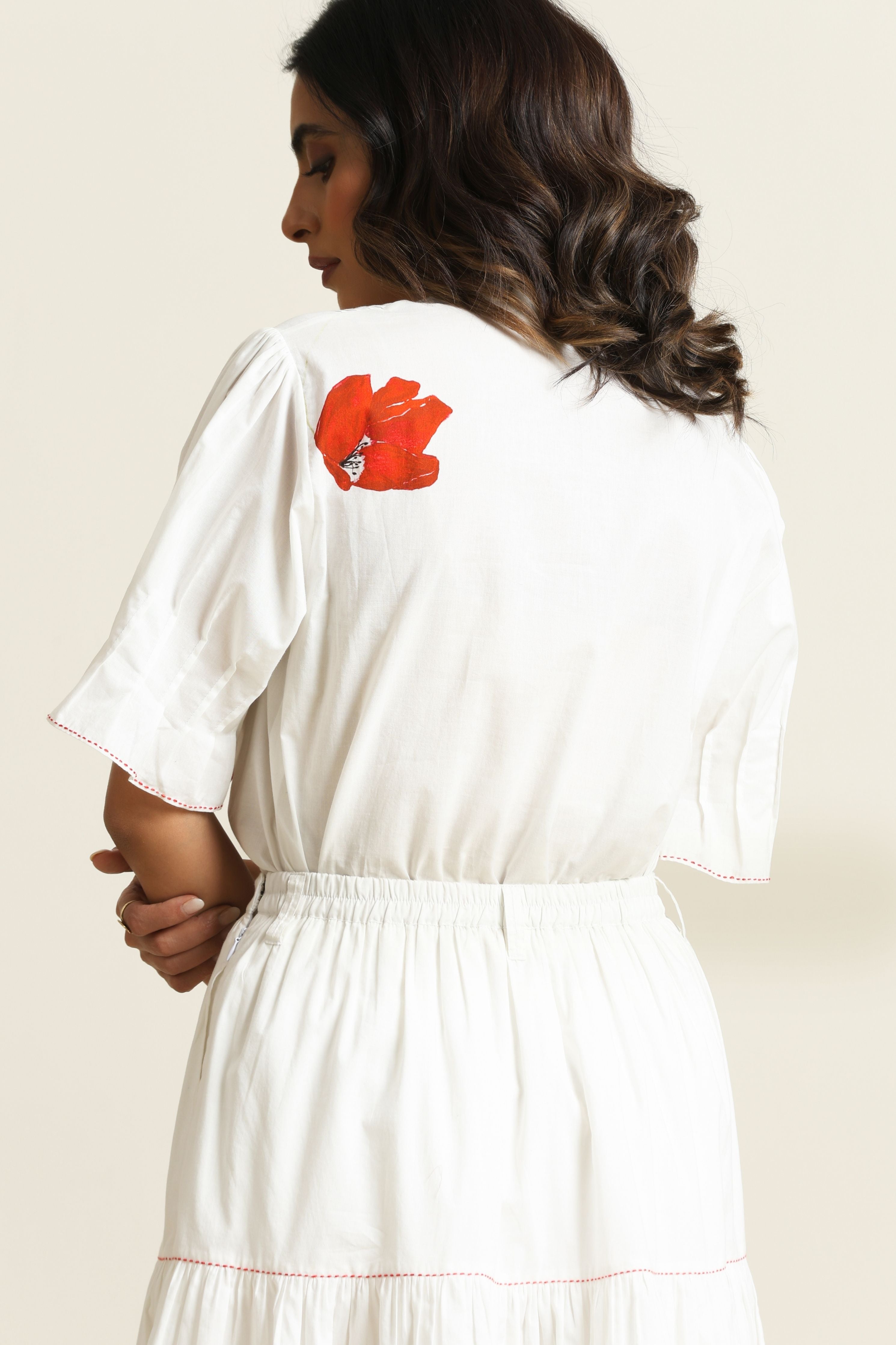 Poppy Shirt & Skirt Set