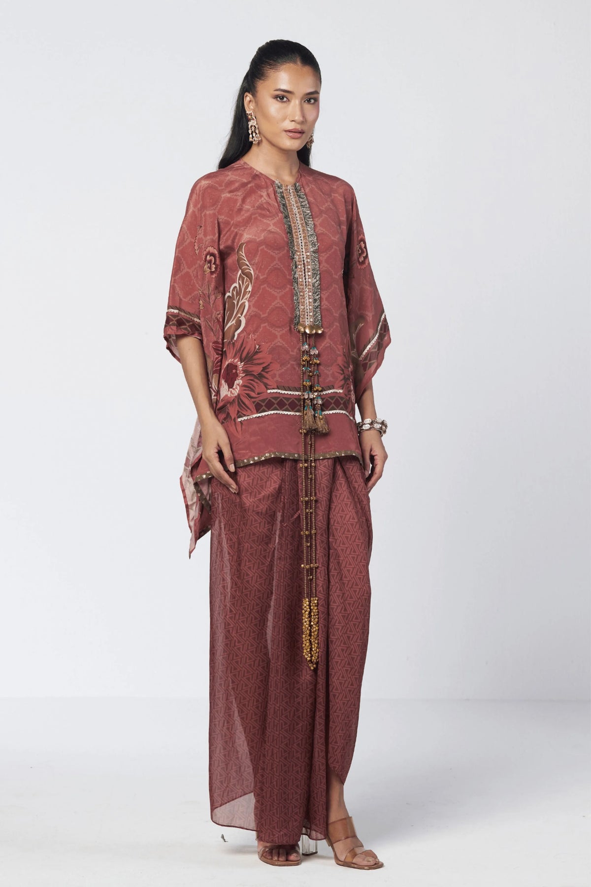 pannel Tunic Set