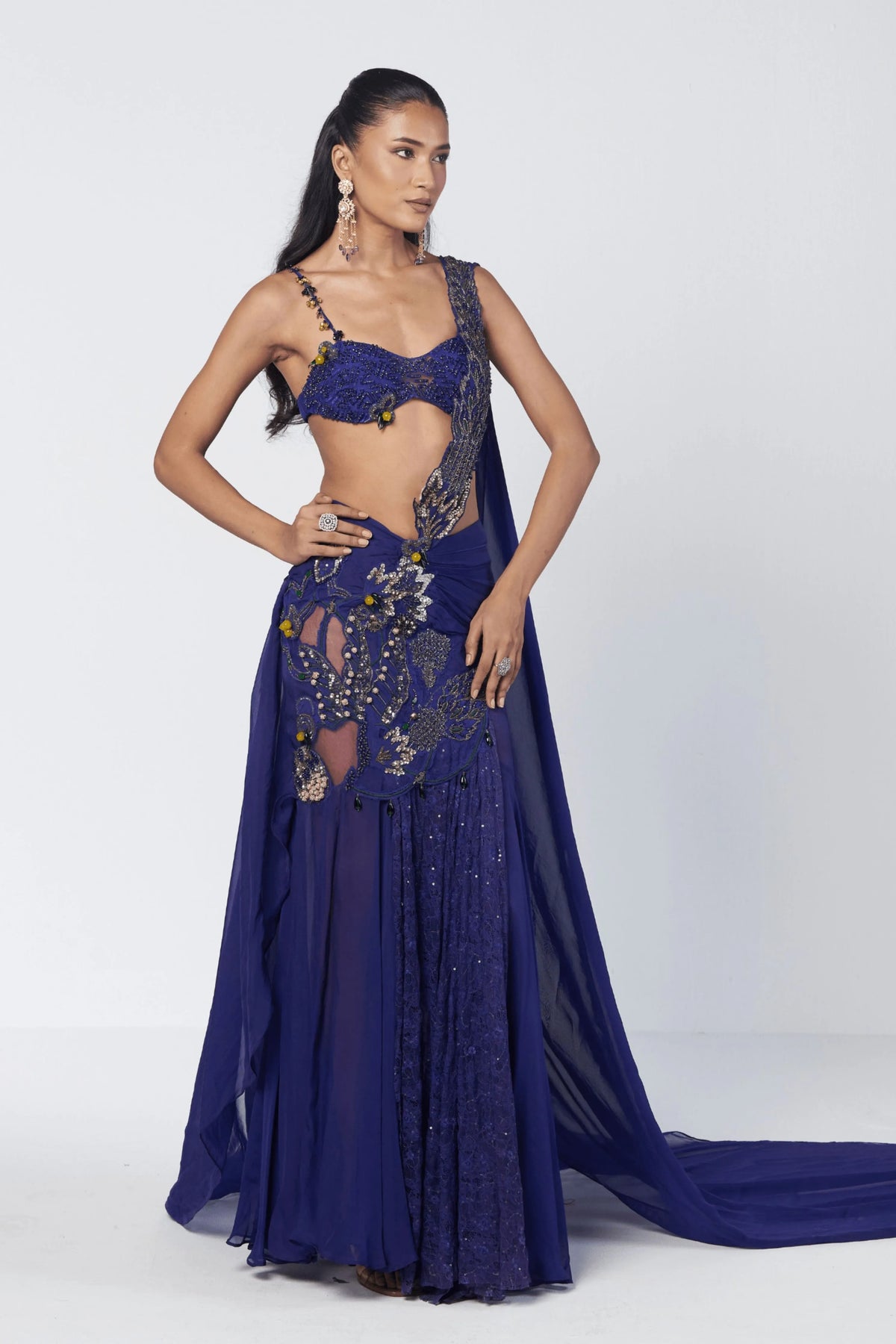 Electric Concpet Saree
