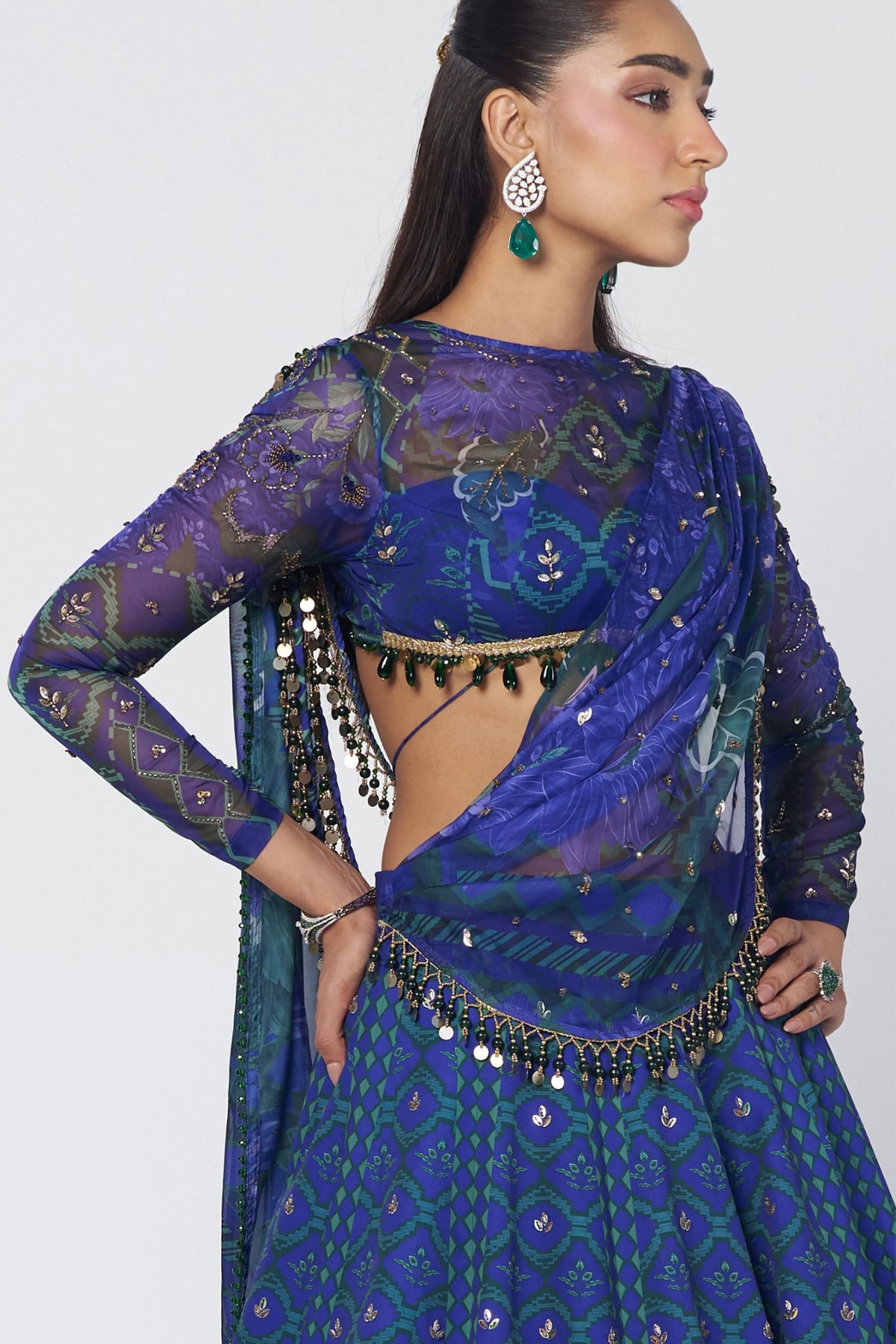 Dolly Drape lehenga