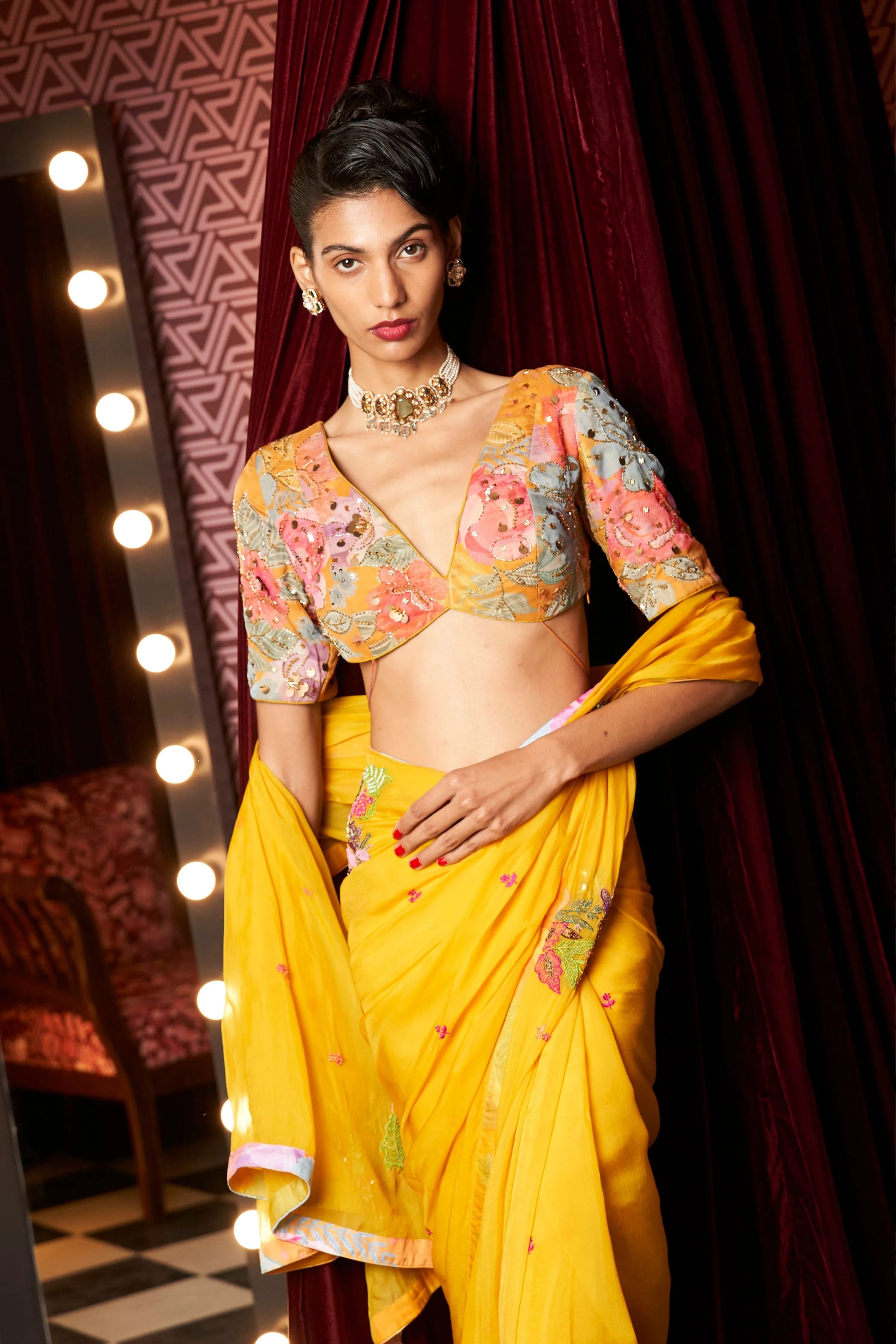 Marigold Nm Saree