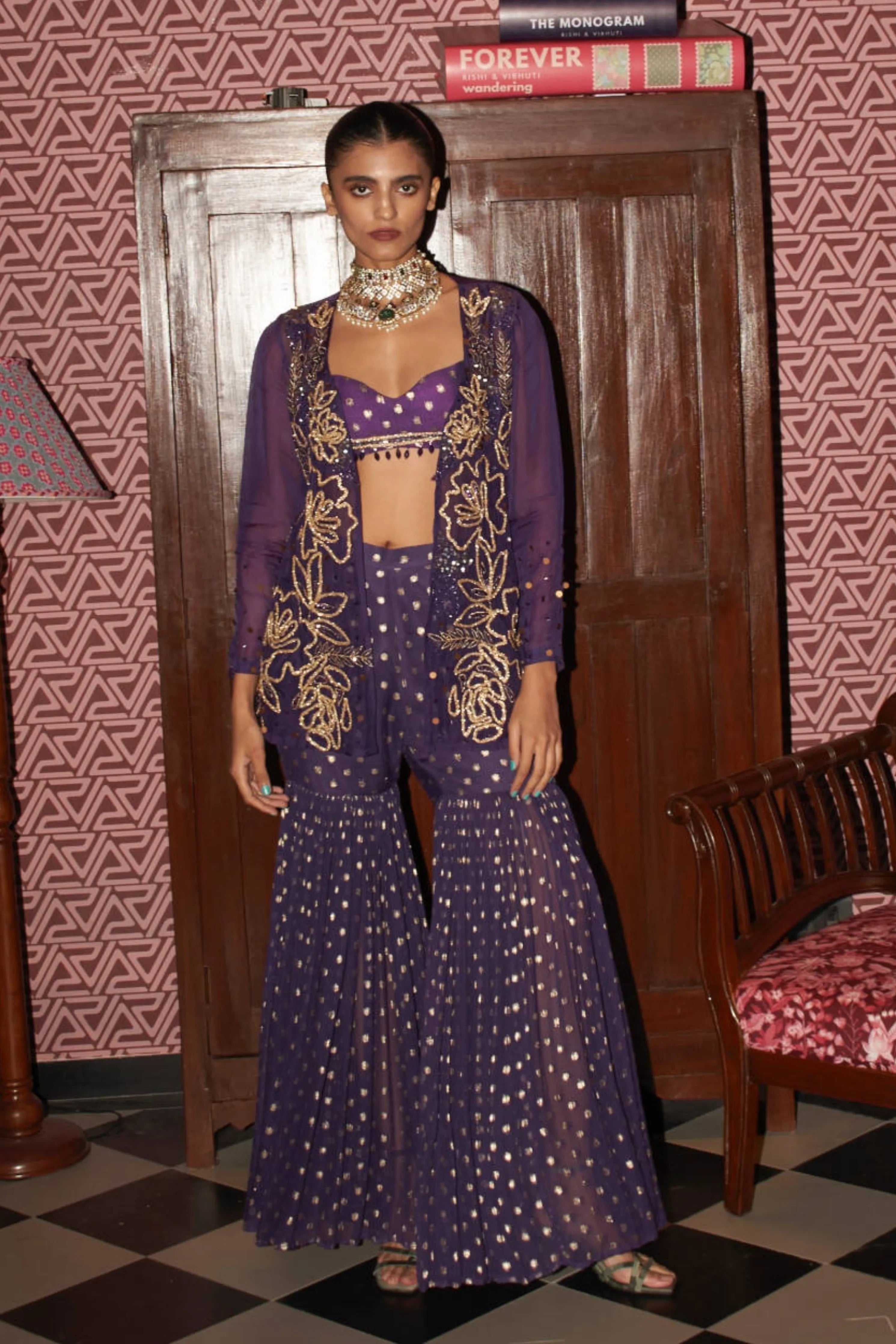 Dazzling Duo Gharara Set