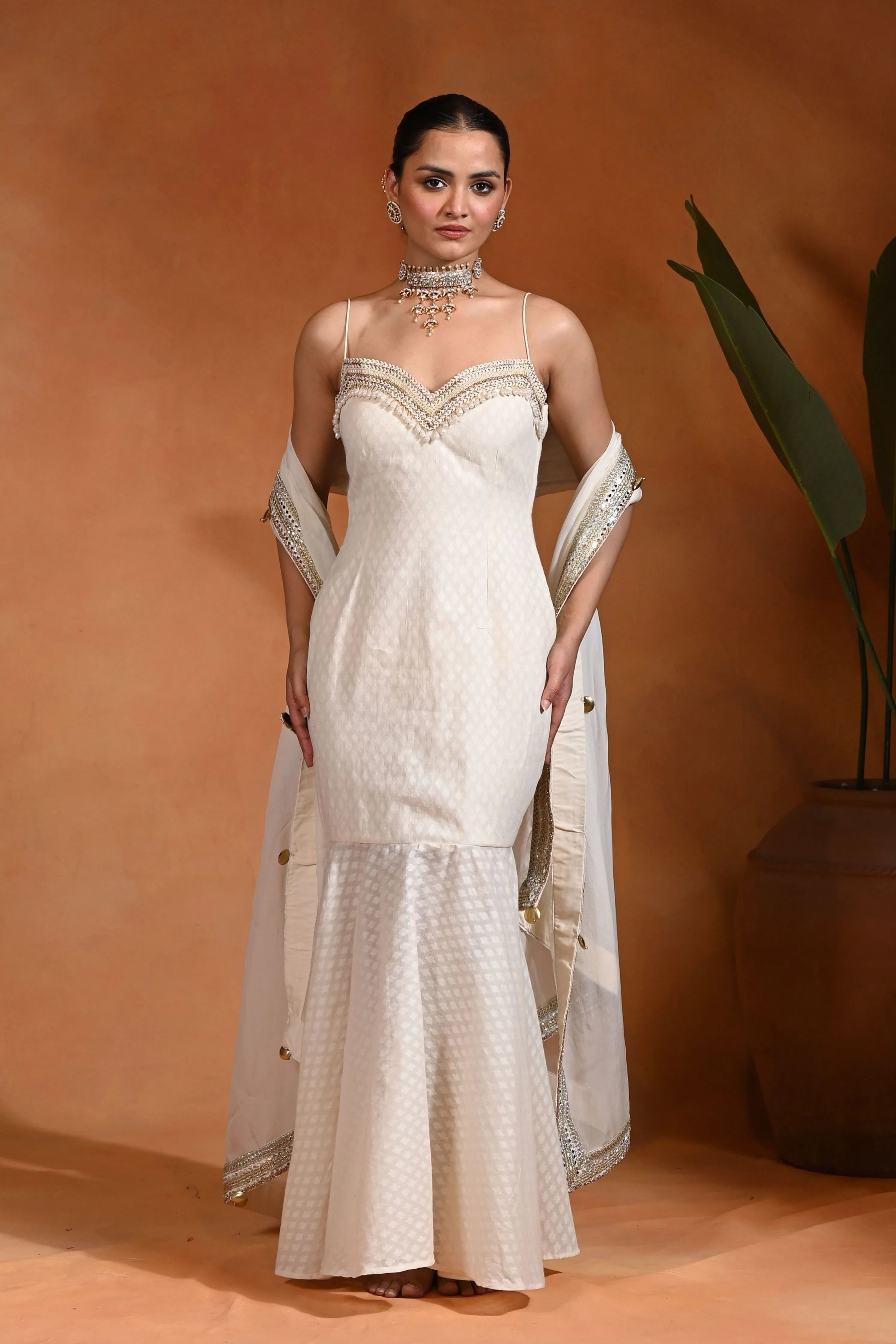 Ivory Saaj Dress